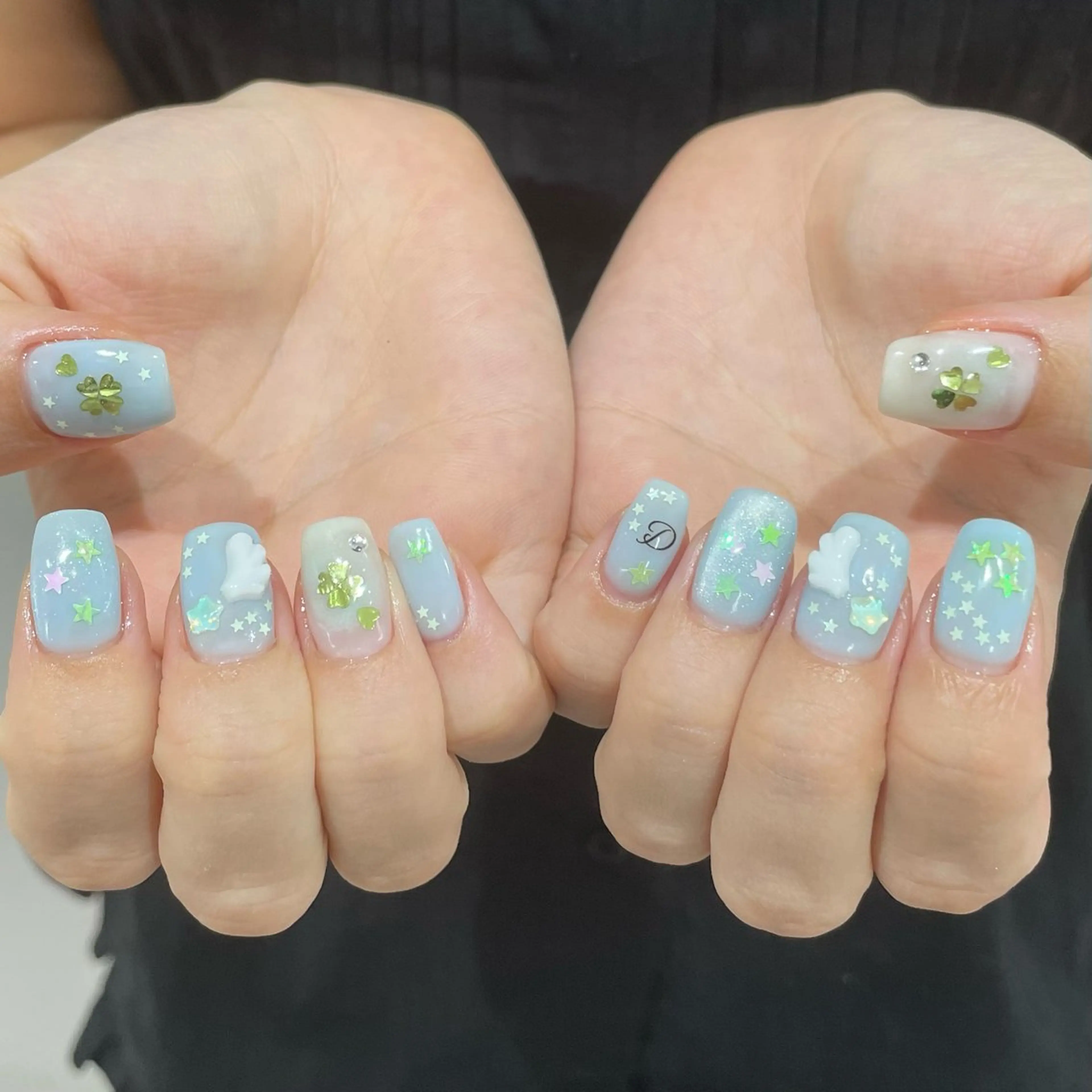 ネイル ハンドネイル GO TODAY 吉祥寺Glint所属・うの 韓国ﾈｲﾙ໒꒱⋆⭒˚のネイルデザイン