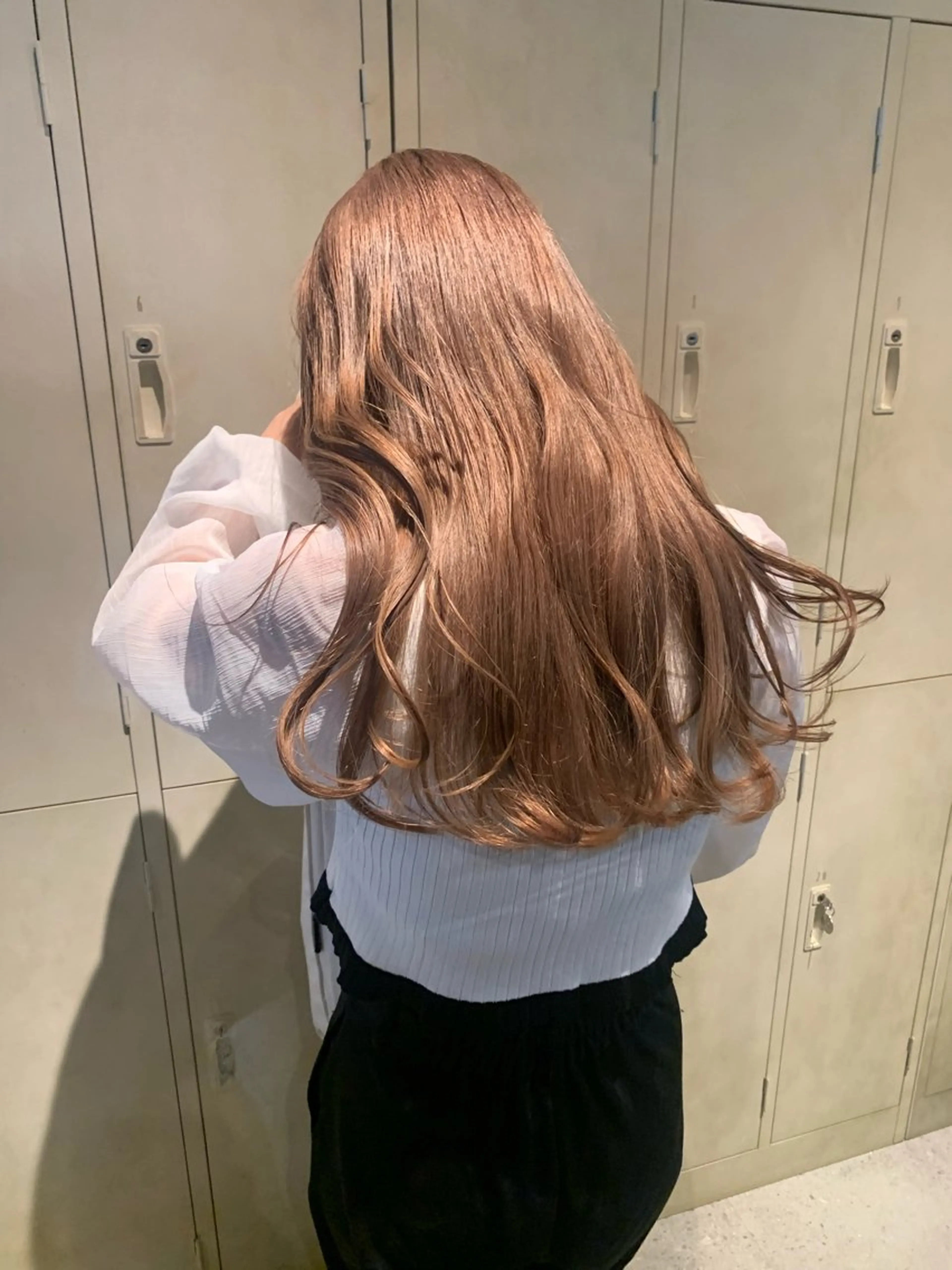 ロング カラー ブリーチ/アレンジ 天満/chihiroのヘアスタイル