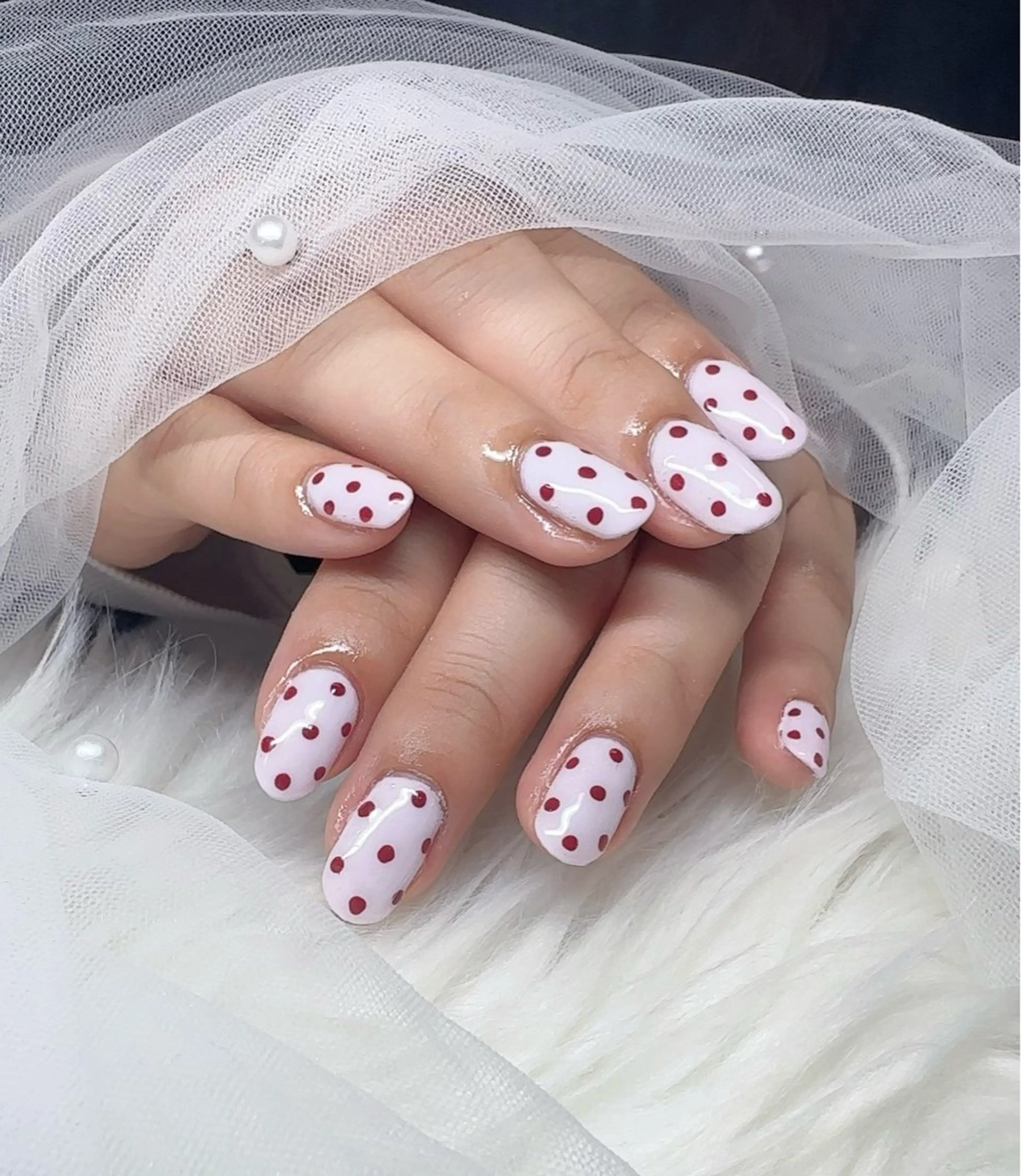 ネイル ドット ハンドネイル Rave所属・touma Rinaのネイルデザイン