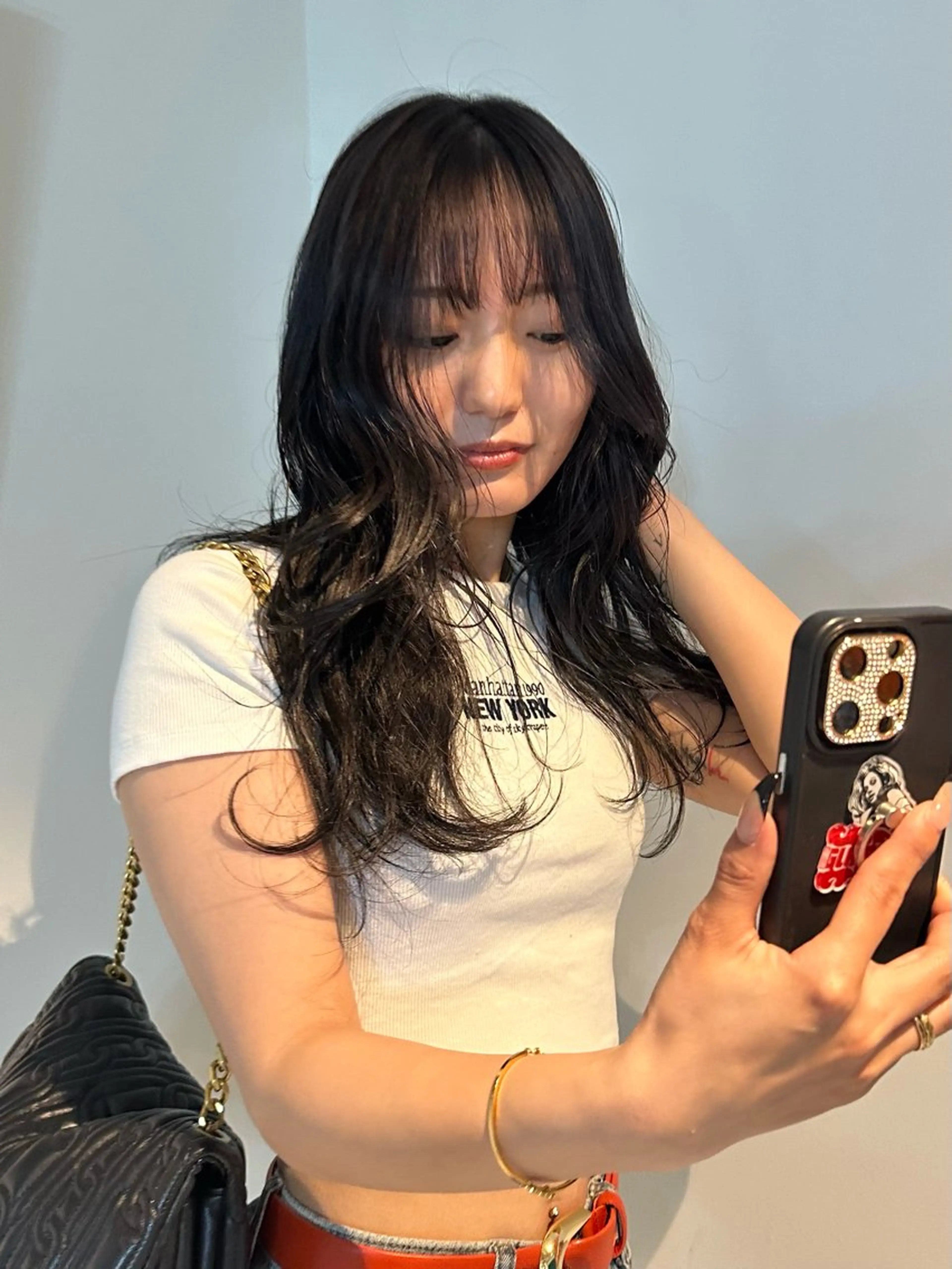 セミロング カラー 🎀オイダイラ モモカ🎀のヘアスタイル