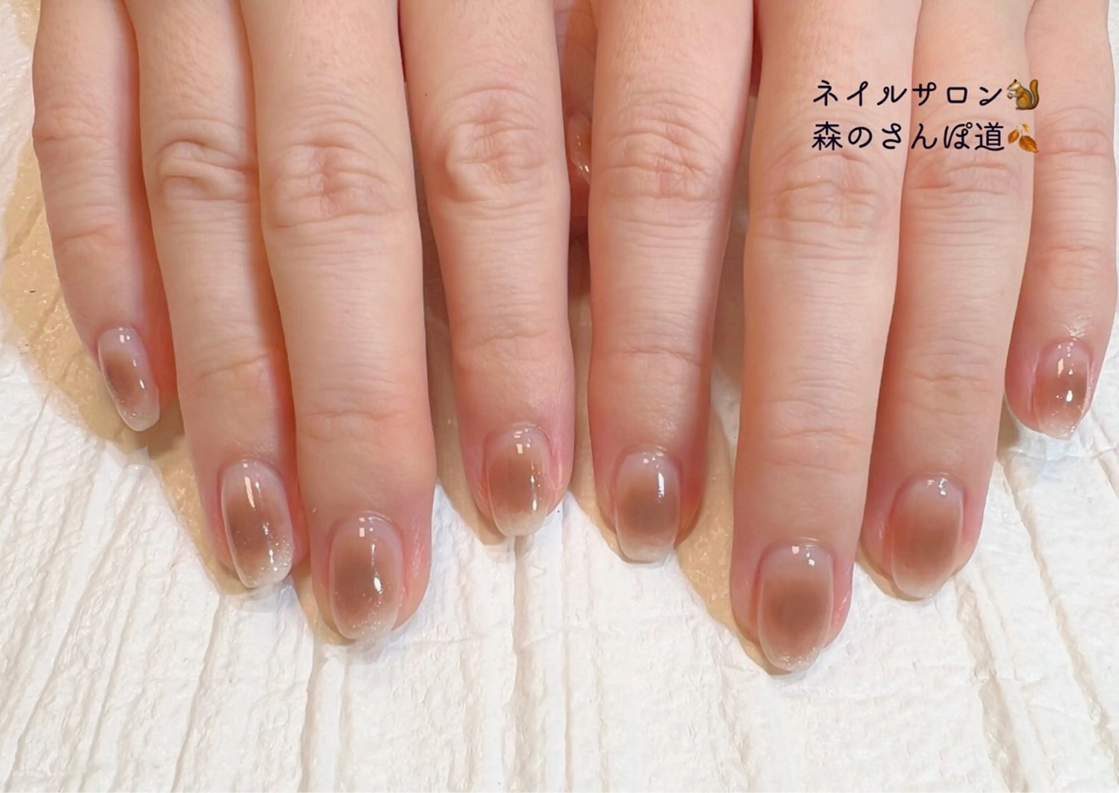 ネイル ハンドネイル 森のさんぽ道所属・ショートネイル 森のさんぽ道のネイルデザイン