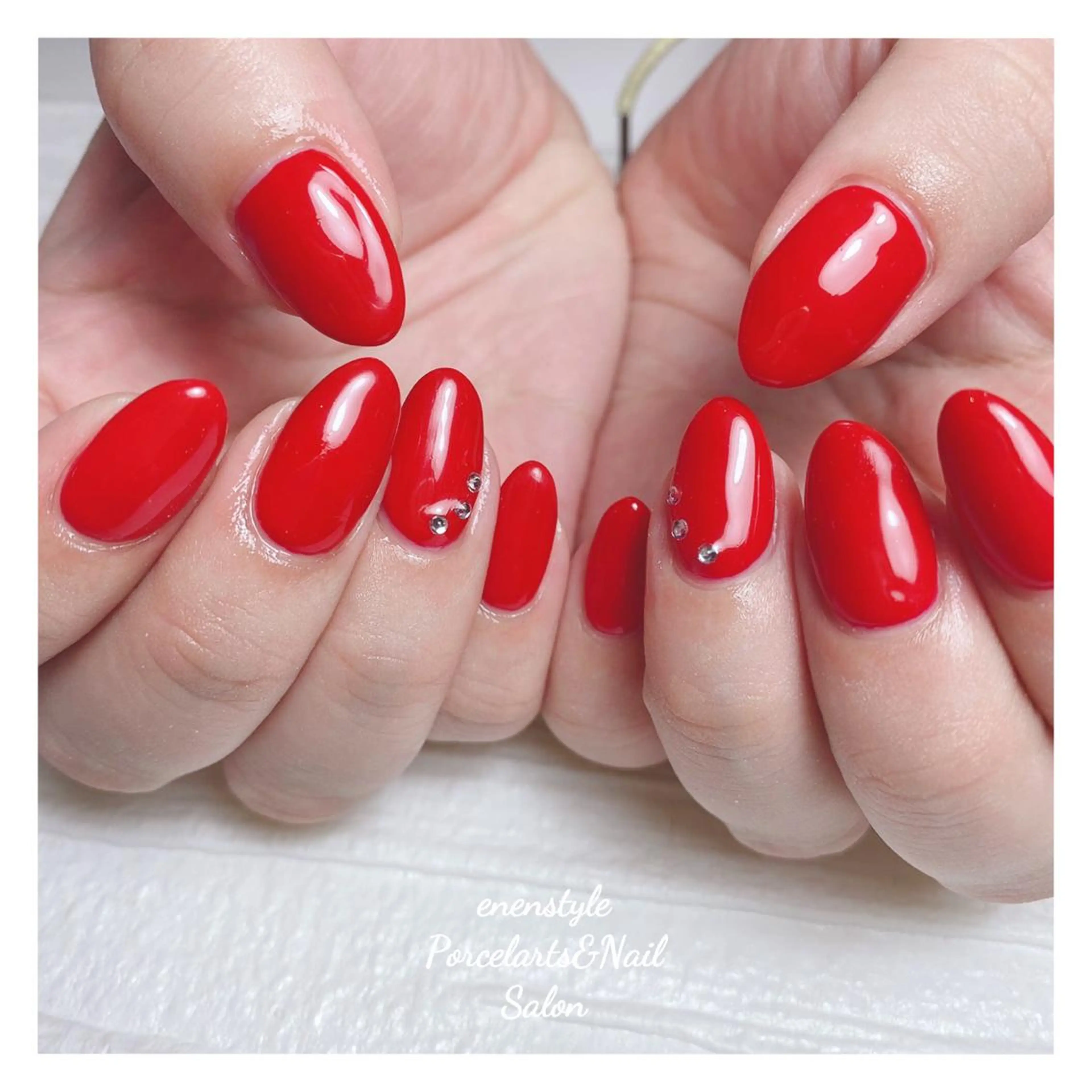 ミディアム ネイル 👑enen style👑のネイルデザイン