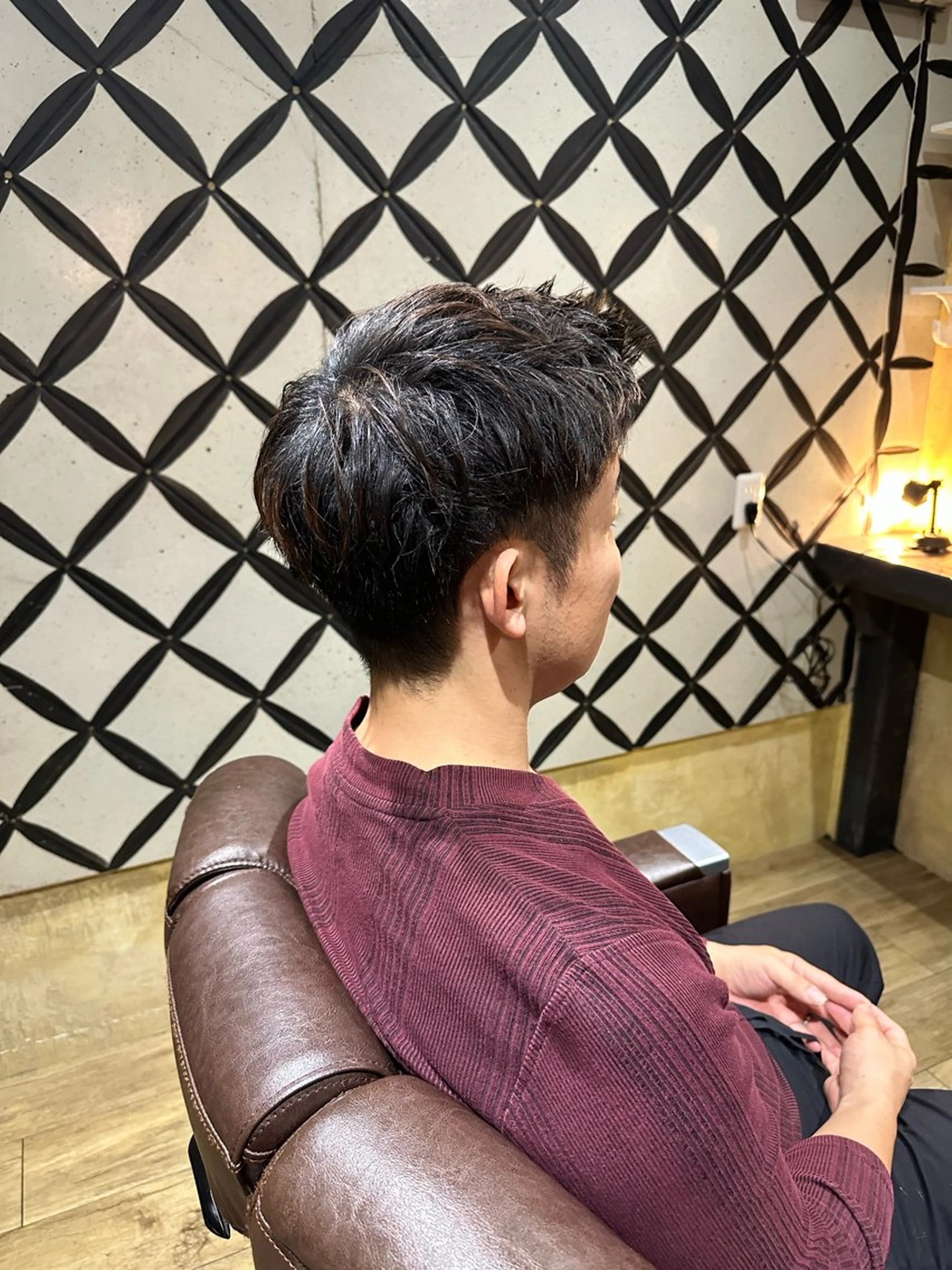 メンズ ツヤ感/透明感カラー /蟹江/harunaのヘアスタイル