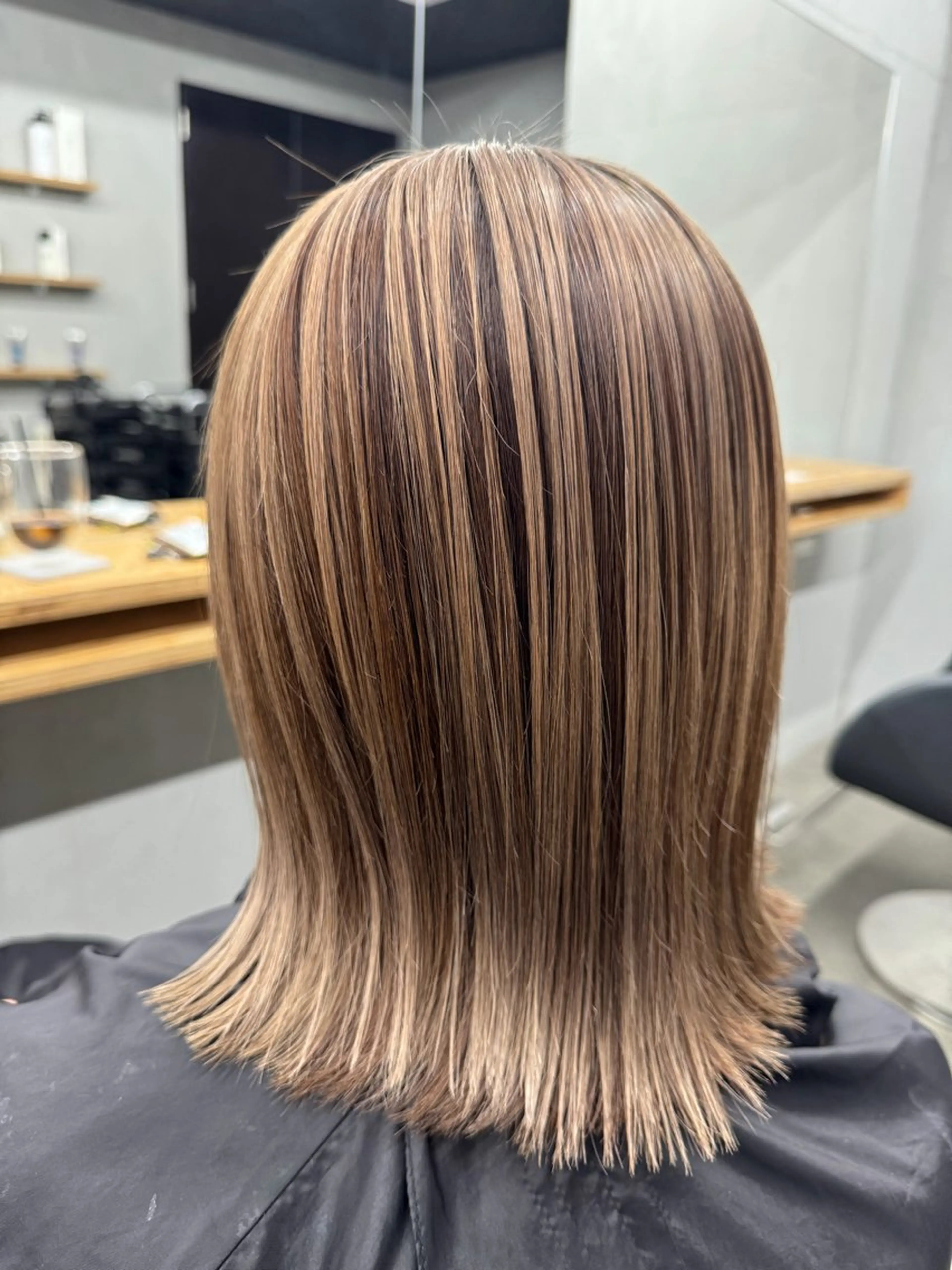 ミディアム カラー forest.加藤 /メテオ髪質改善のヘアスタイル