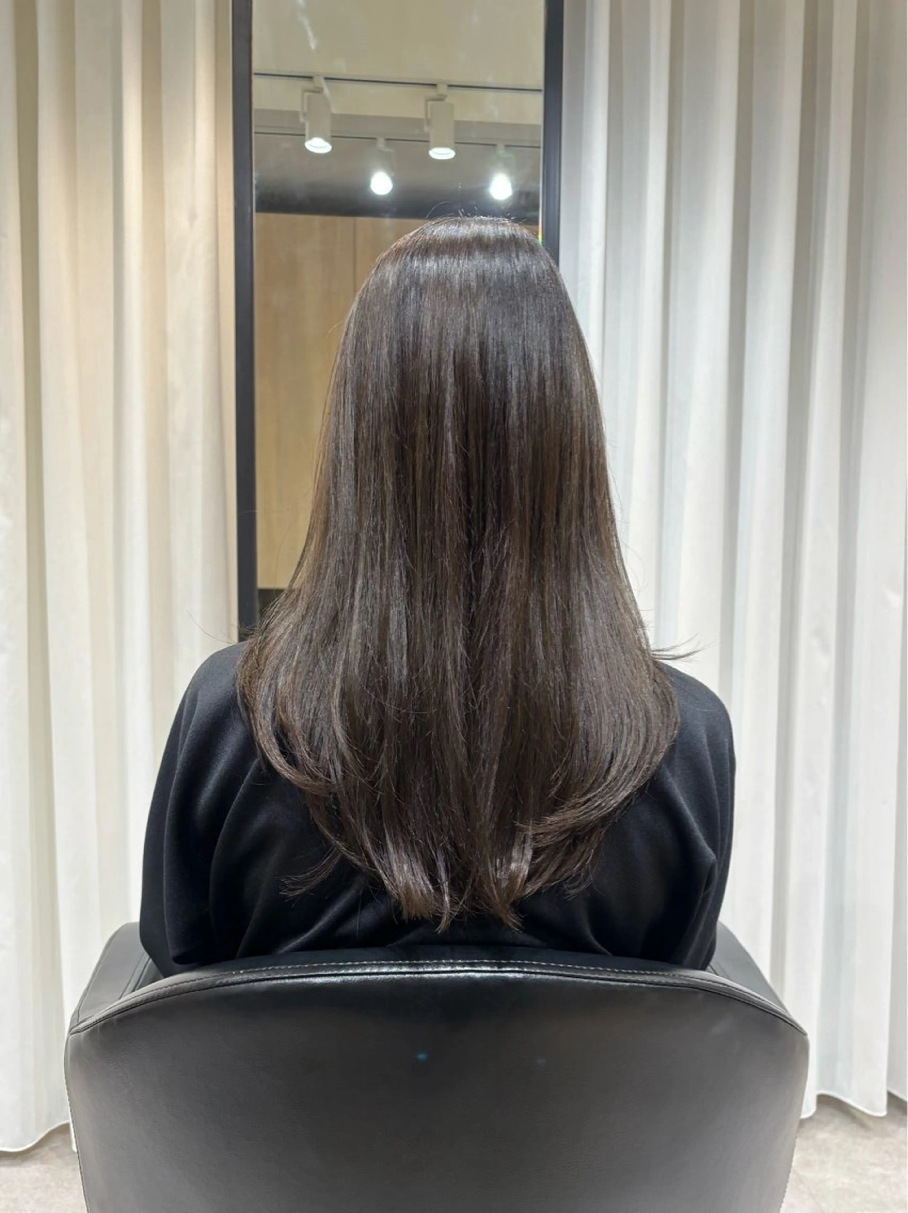 ロング Nu:v所属・moe/ 透明感カラー/恵比寿のヘアスタイル