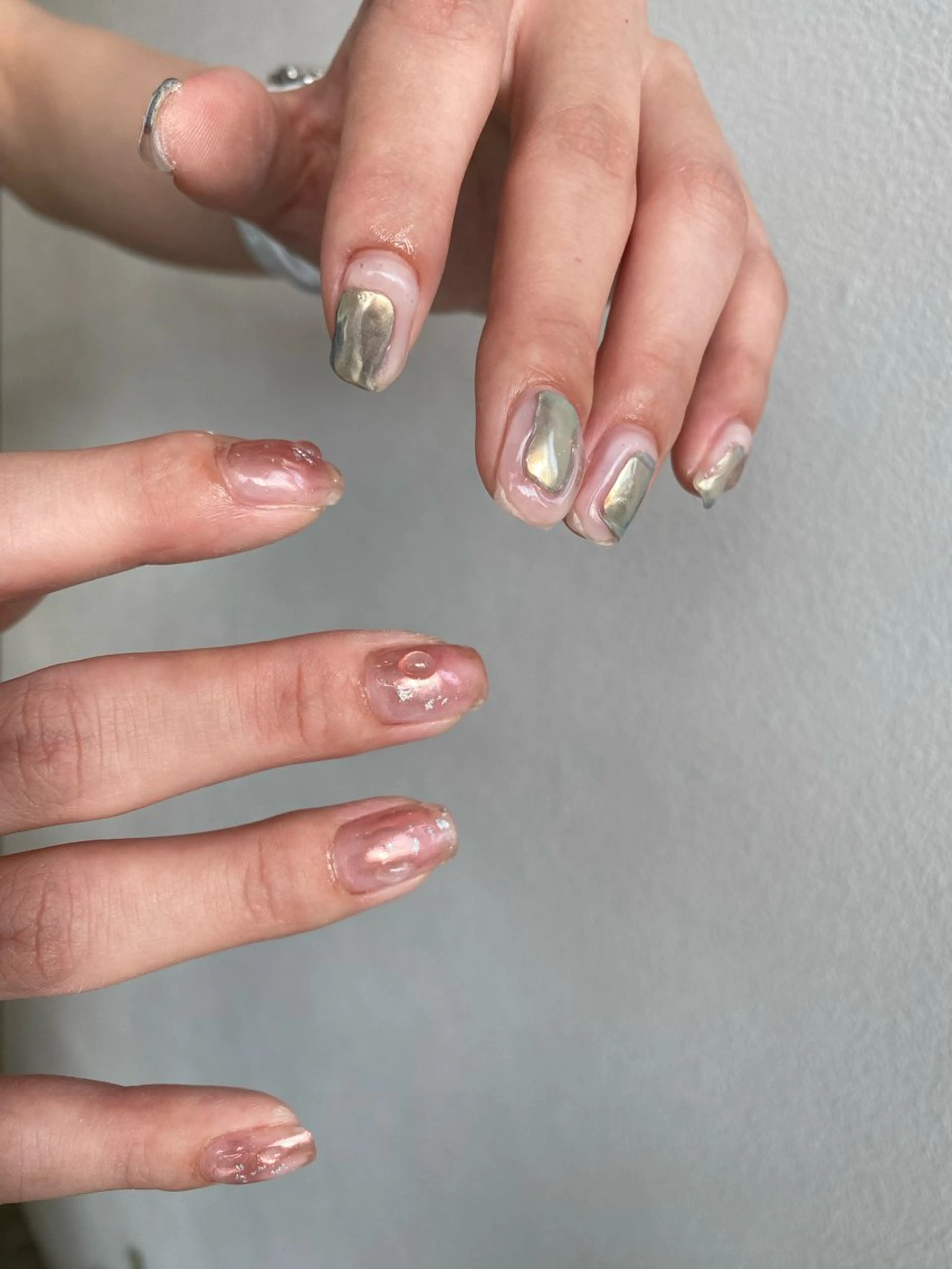 ネイル ハンドネイル 草加ニュアンスネイル 🌚hersのネイルデザイン