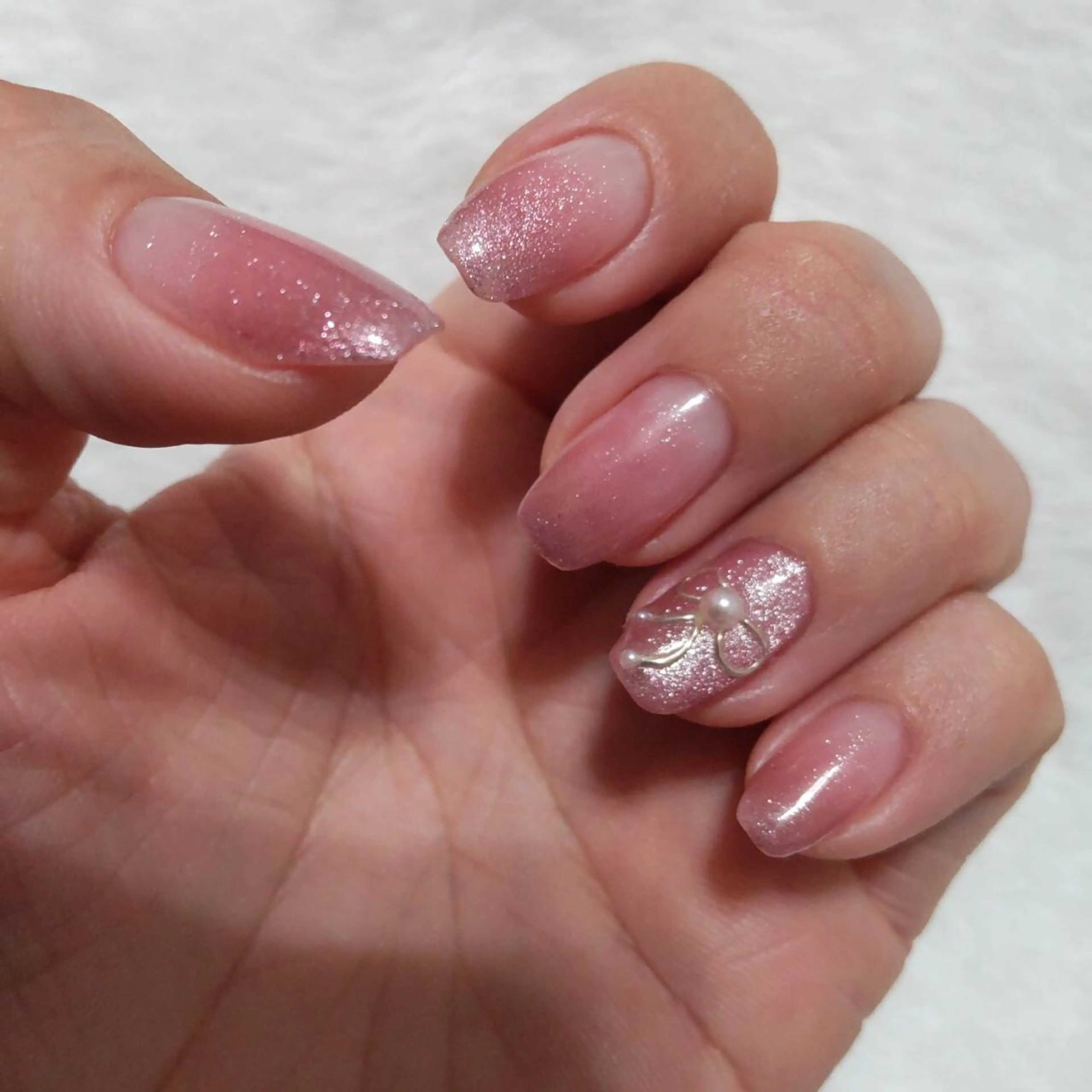 ネイル 自爪育成ネイルケア Lena  nailのネイルデザイン