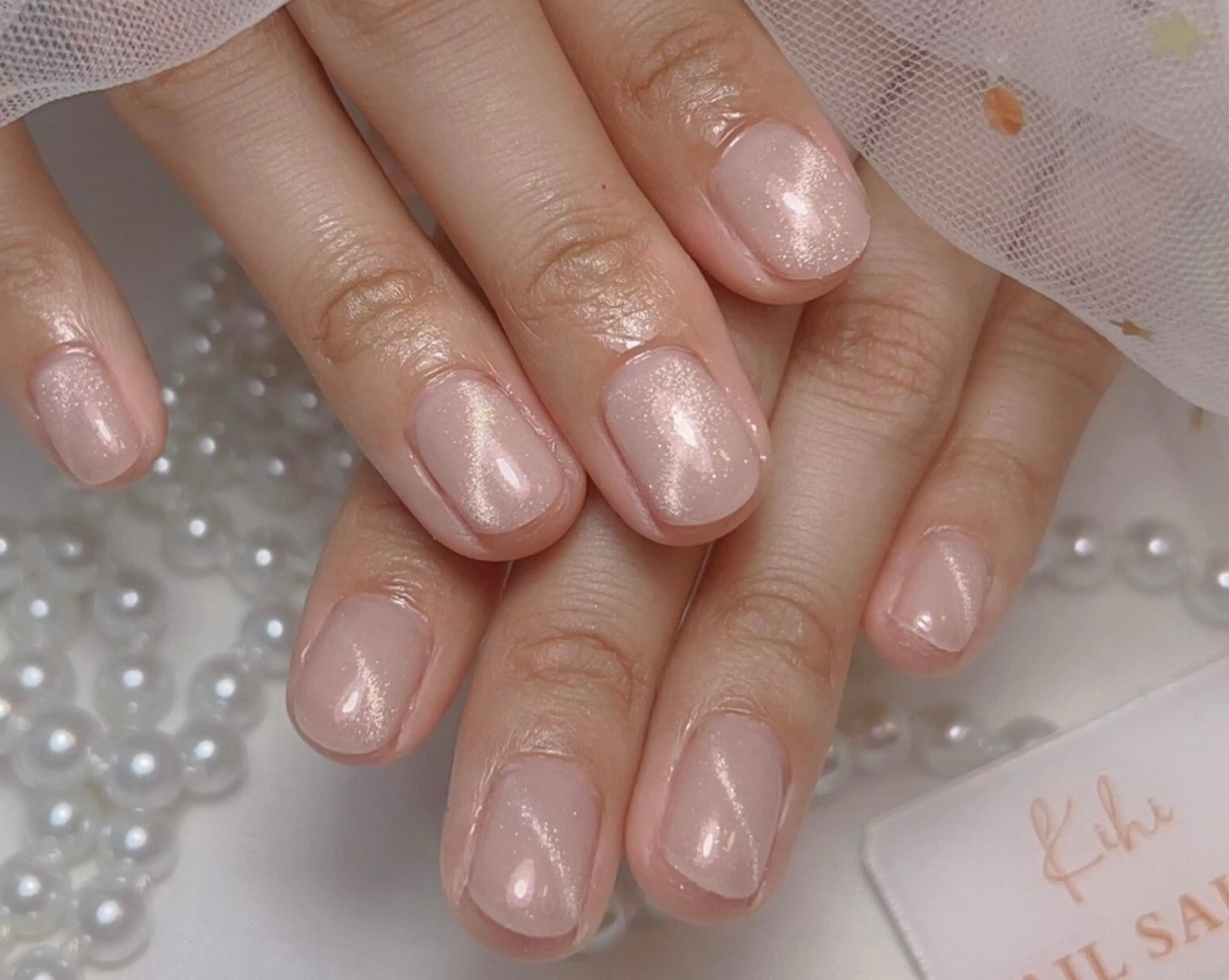 ネイル アートネイル フレンチネイル ジェルネイル グラデーション 韓国ネイル 村中 ハナのネイルデザイン