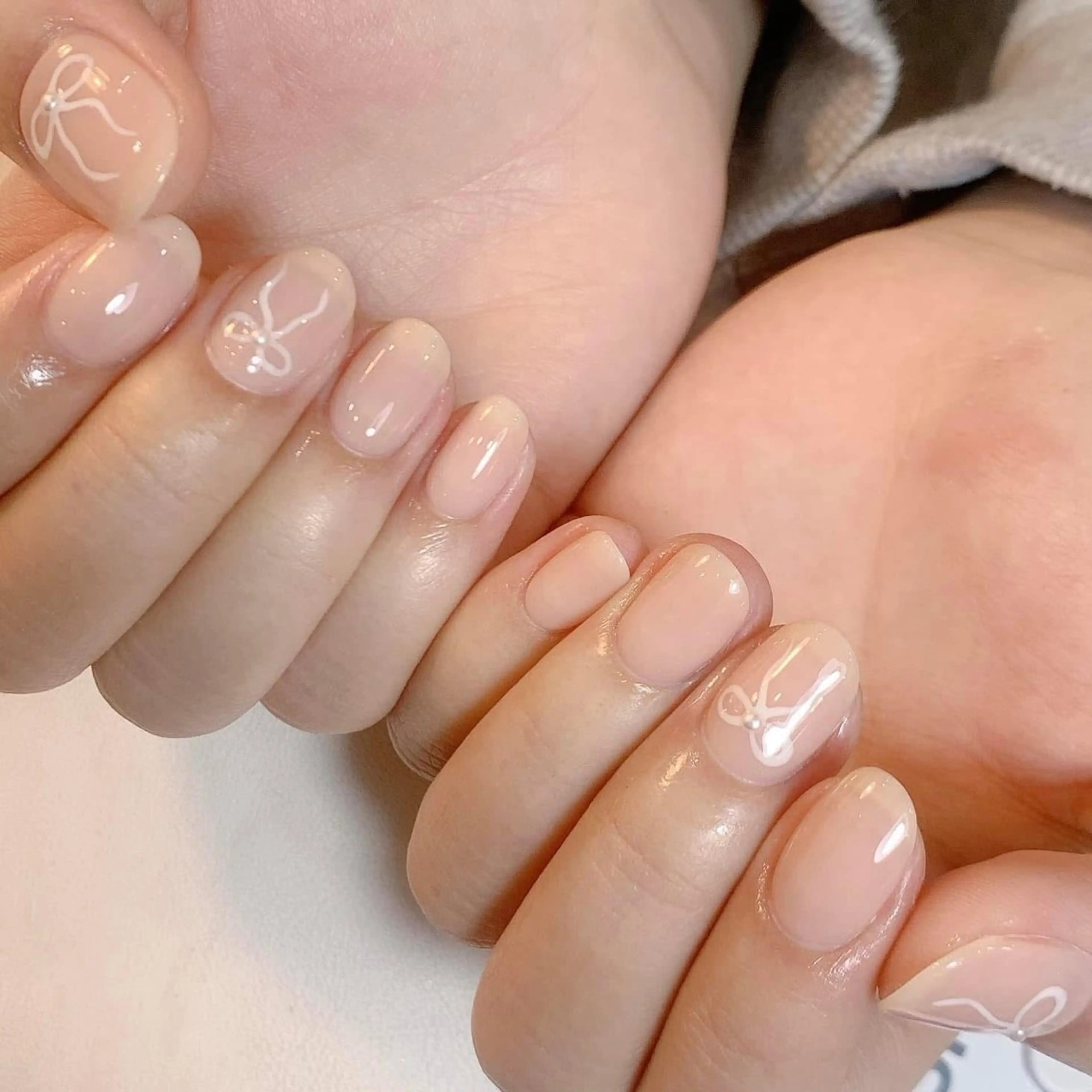 ネイル アートネイル 成人式 ジェルネイル ニュアンスネイル ネイルチップ Kora Nailのネイルデザイン