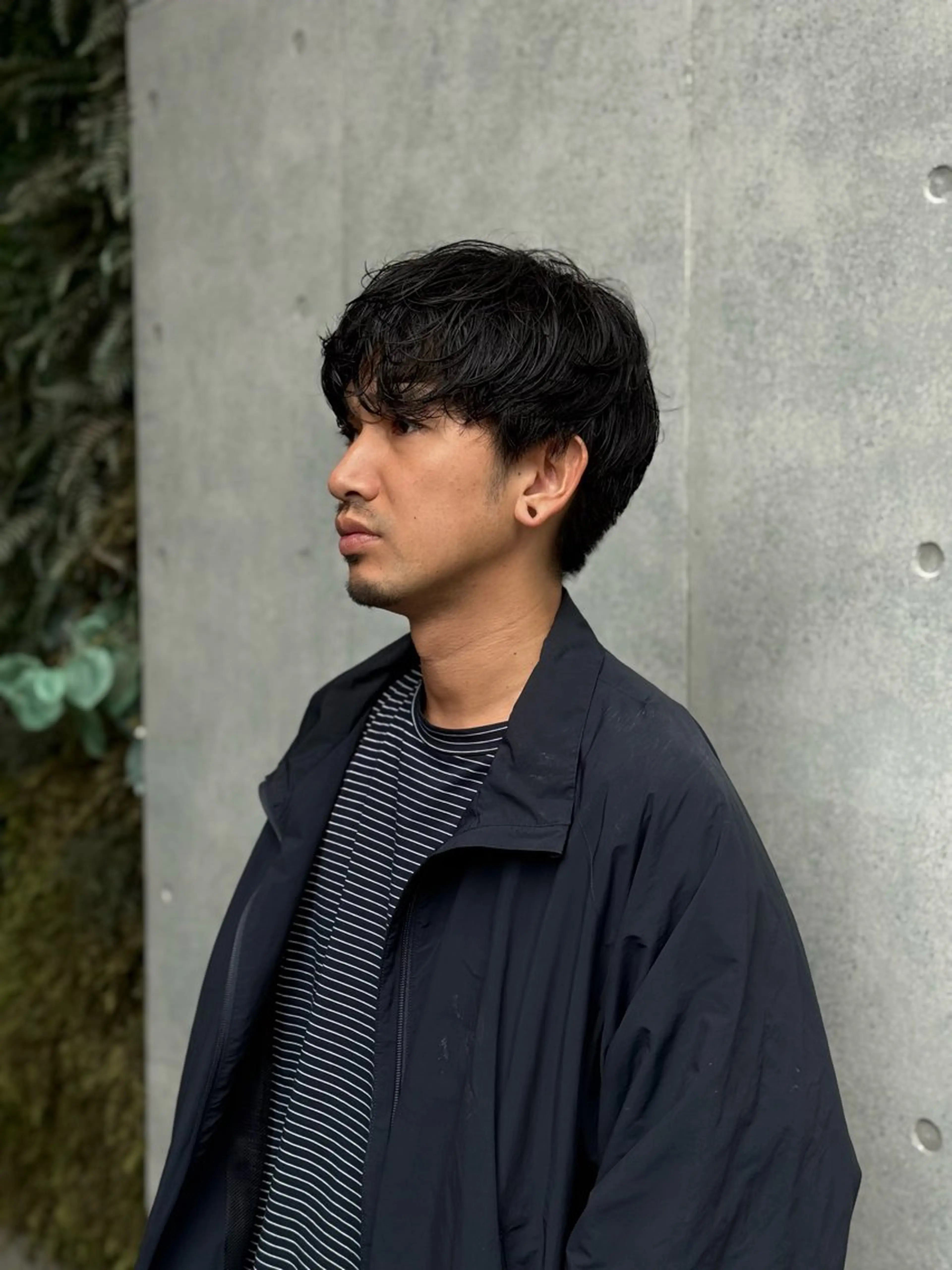 ミディアム パーマ メンズ ニュアンスパーマ/ メンズカット田島勇樹のヘアスタイル