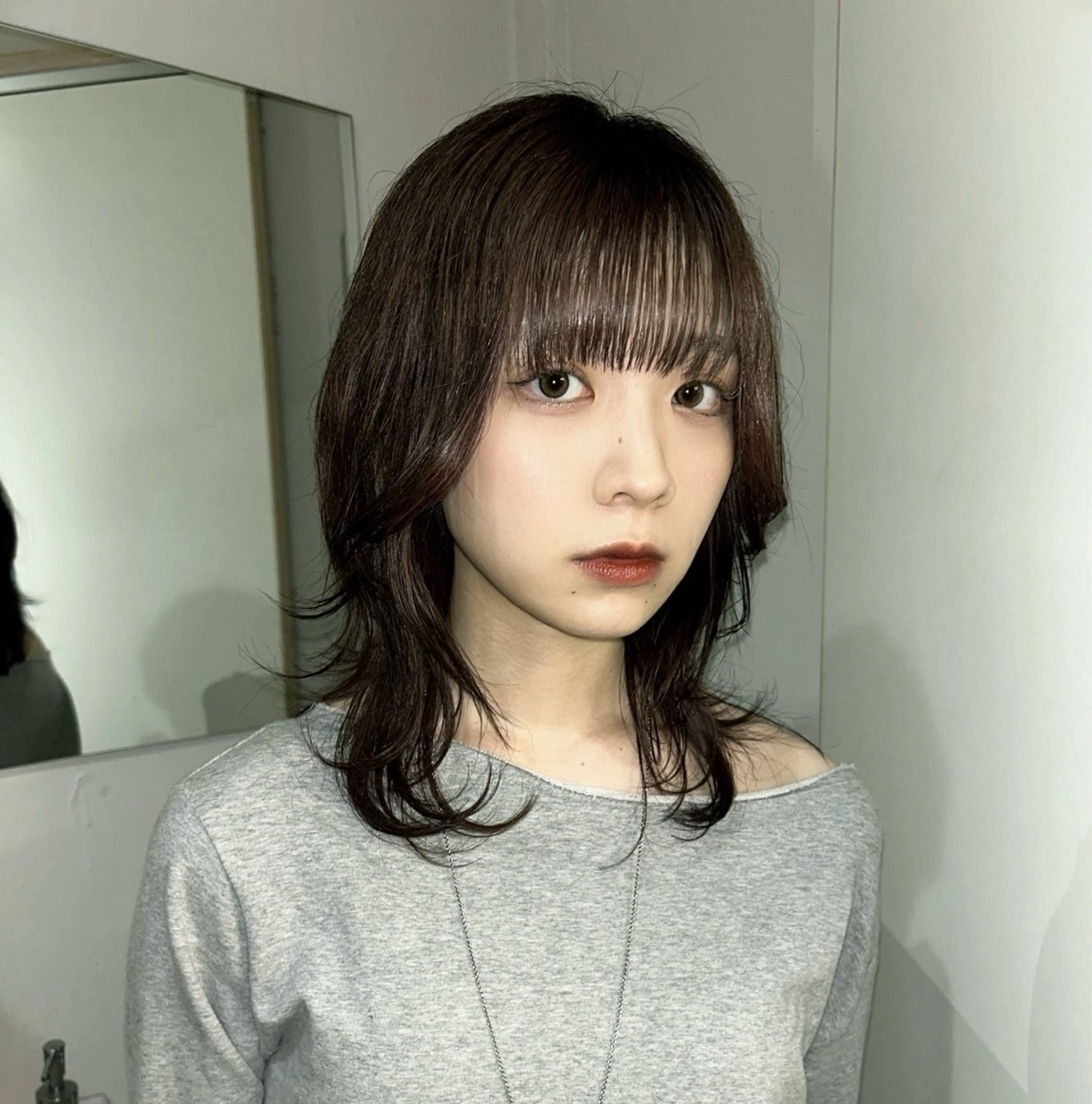 カラー レッドカラー 髪質改善大阪/ 酸性縮毛矯正/ゆうとのヘアスタイル