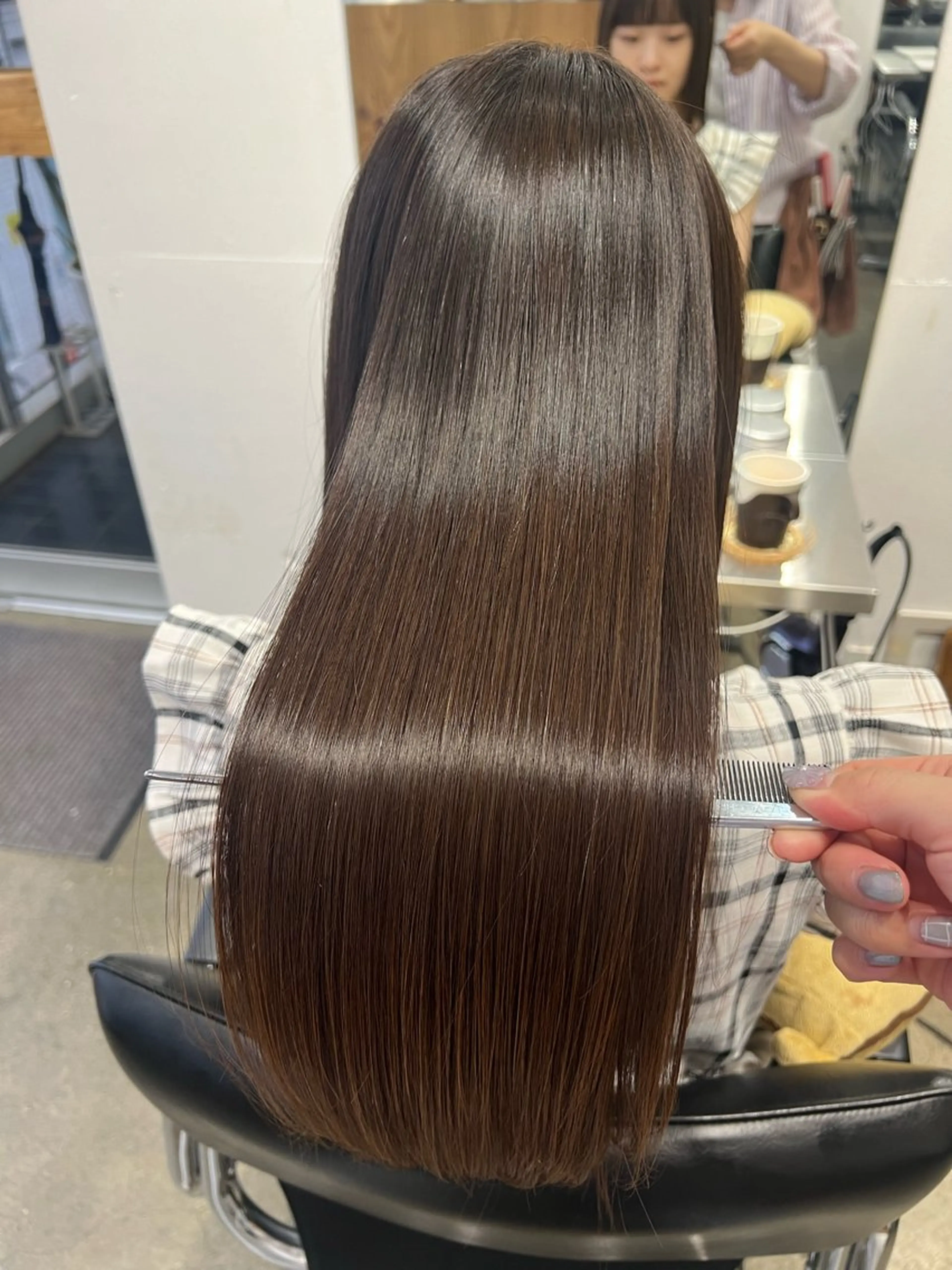 ロング 髪質改善 トリートメント トリートメント ヘッドスパ ✨髪質改善矯正× ブリーチ✨YU-KIのヘアスタイル