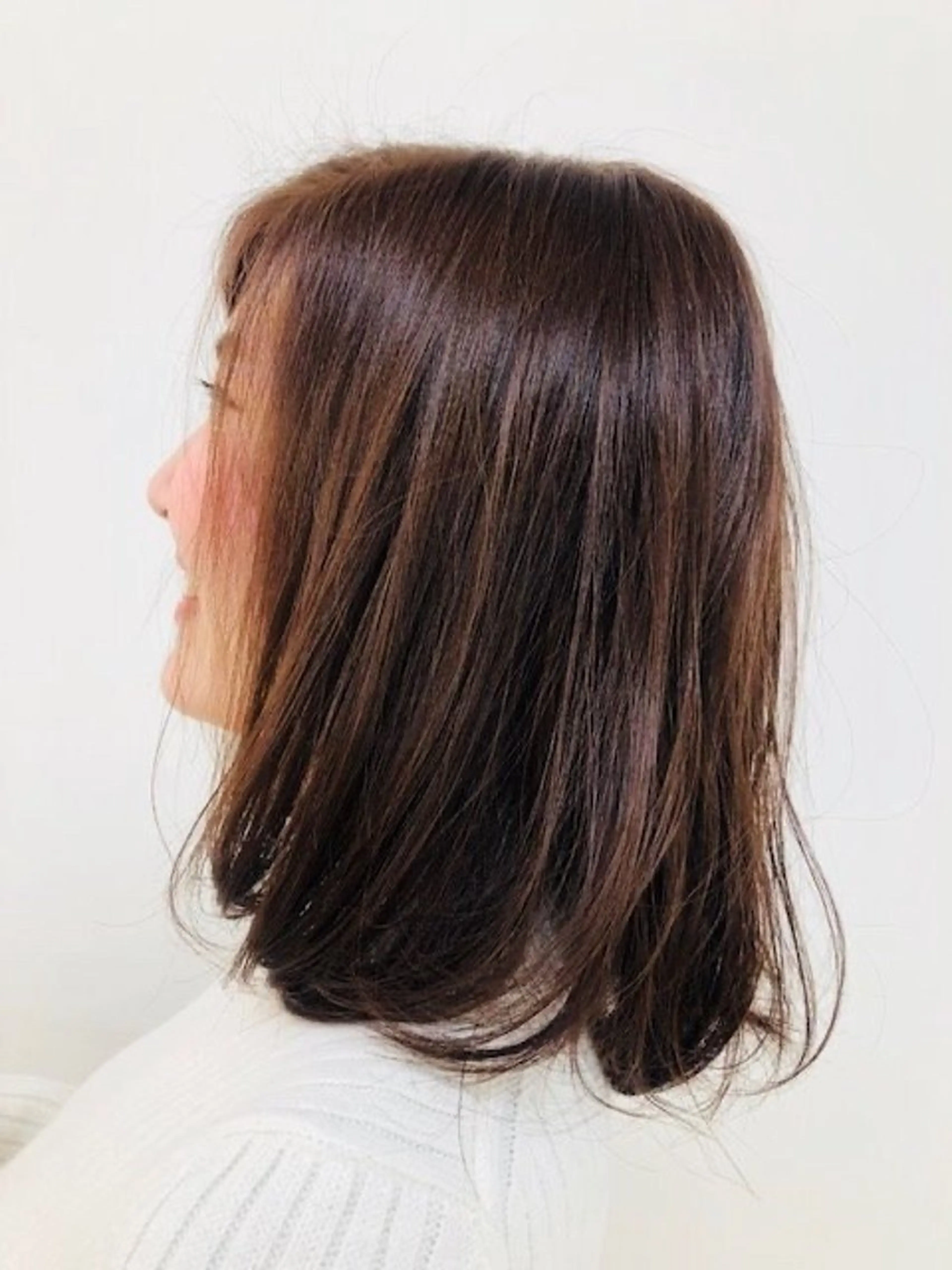 【WILLOW京橋】似合わせカット+アミノ酸ケアカラー+髪質改善トリートメント¥9180[A-11/京橋]の写真