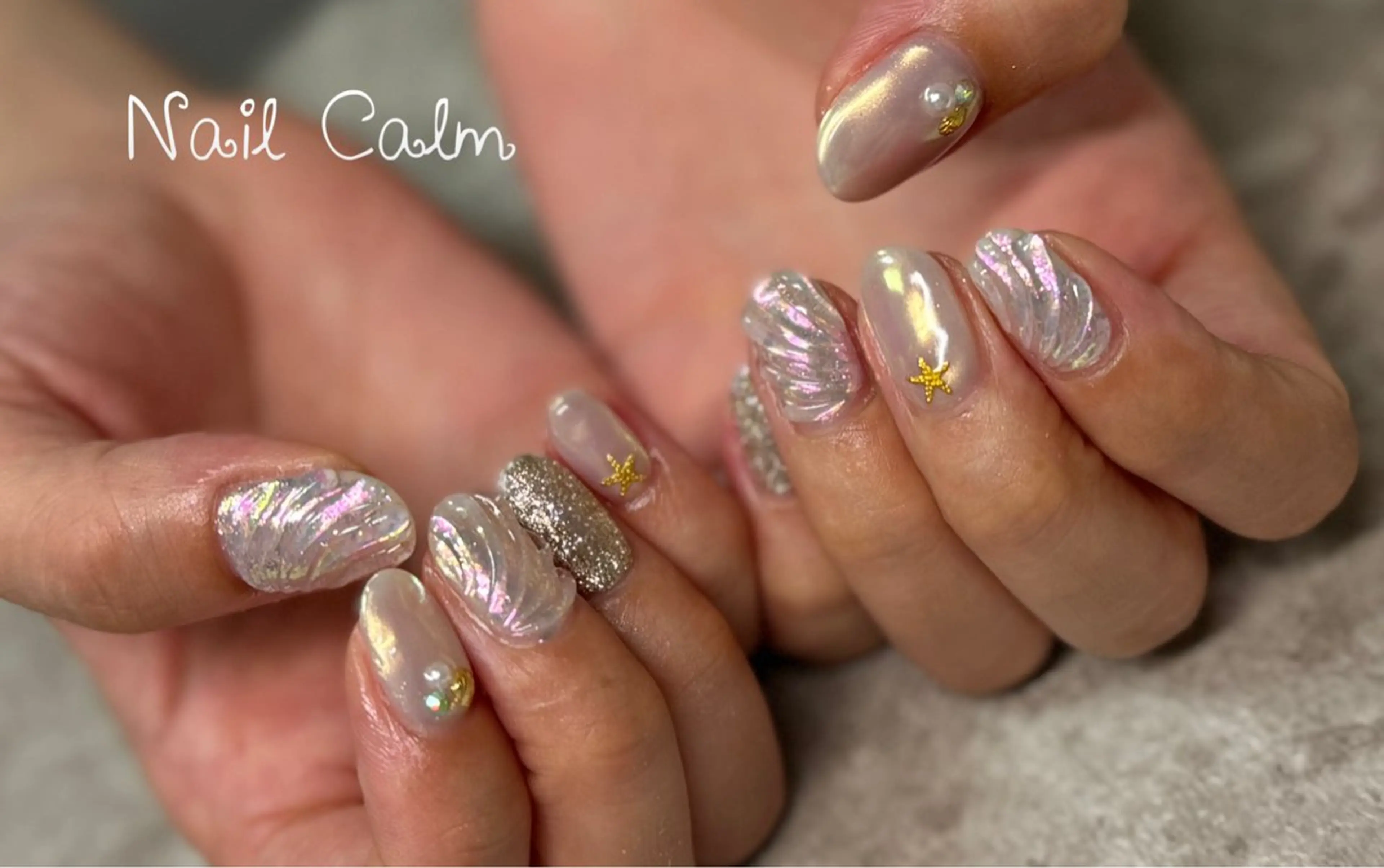 ネイル アートネイル ハンドネイル Nail Calm所属・プライベートサロン Calmのネイルデザイン