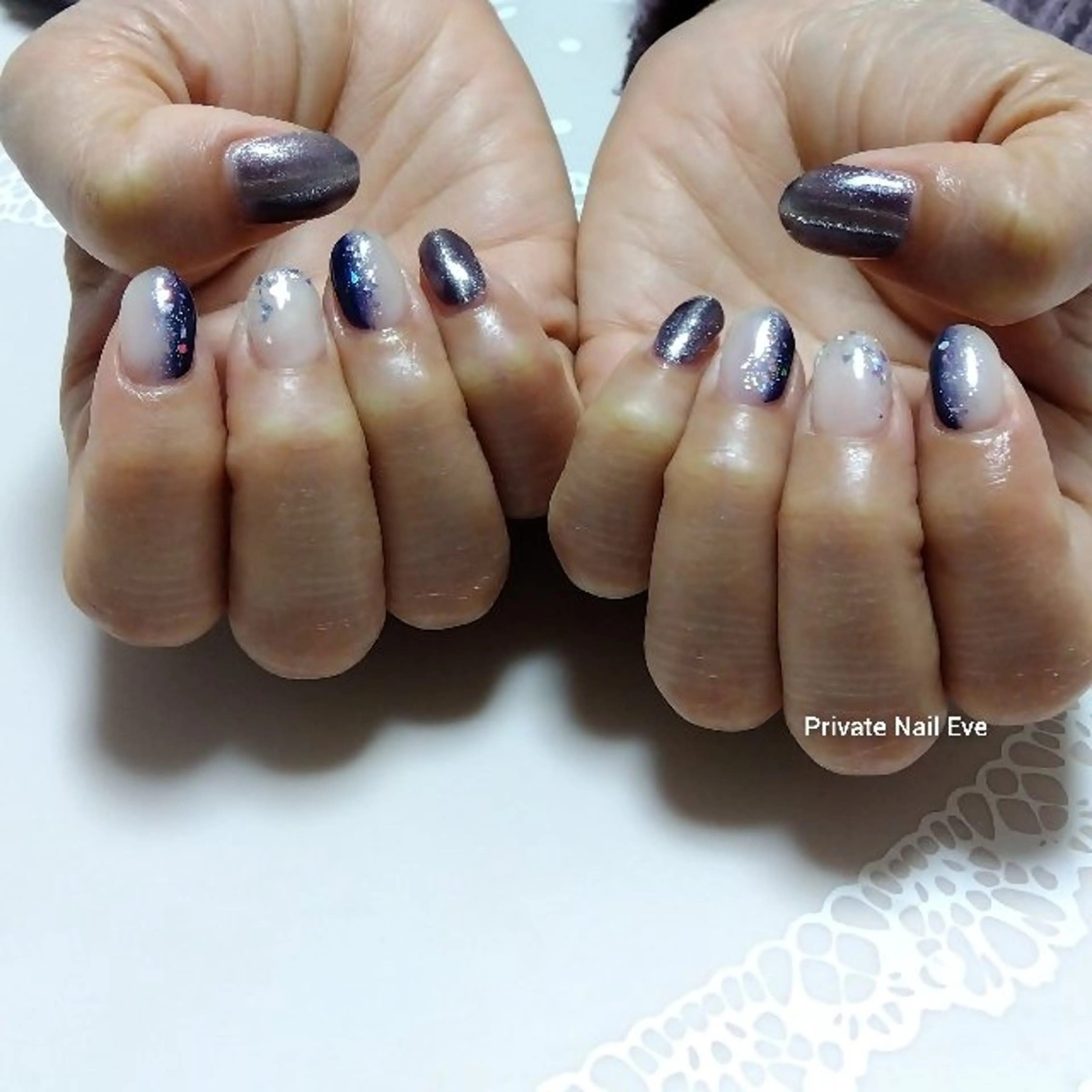 ネイル アートネイル グラデーション 持ち込み ハンドネイル ネイル junkoのネイルデザイン