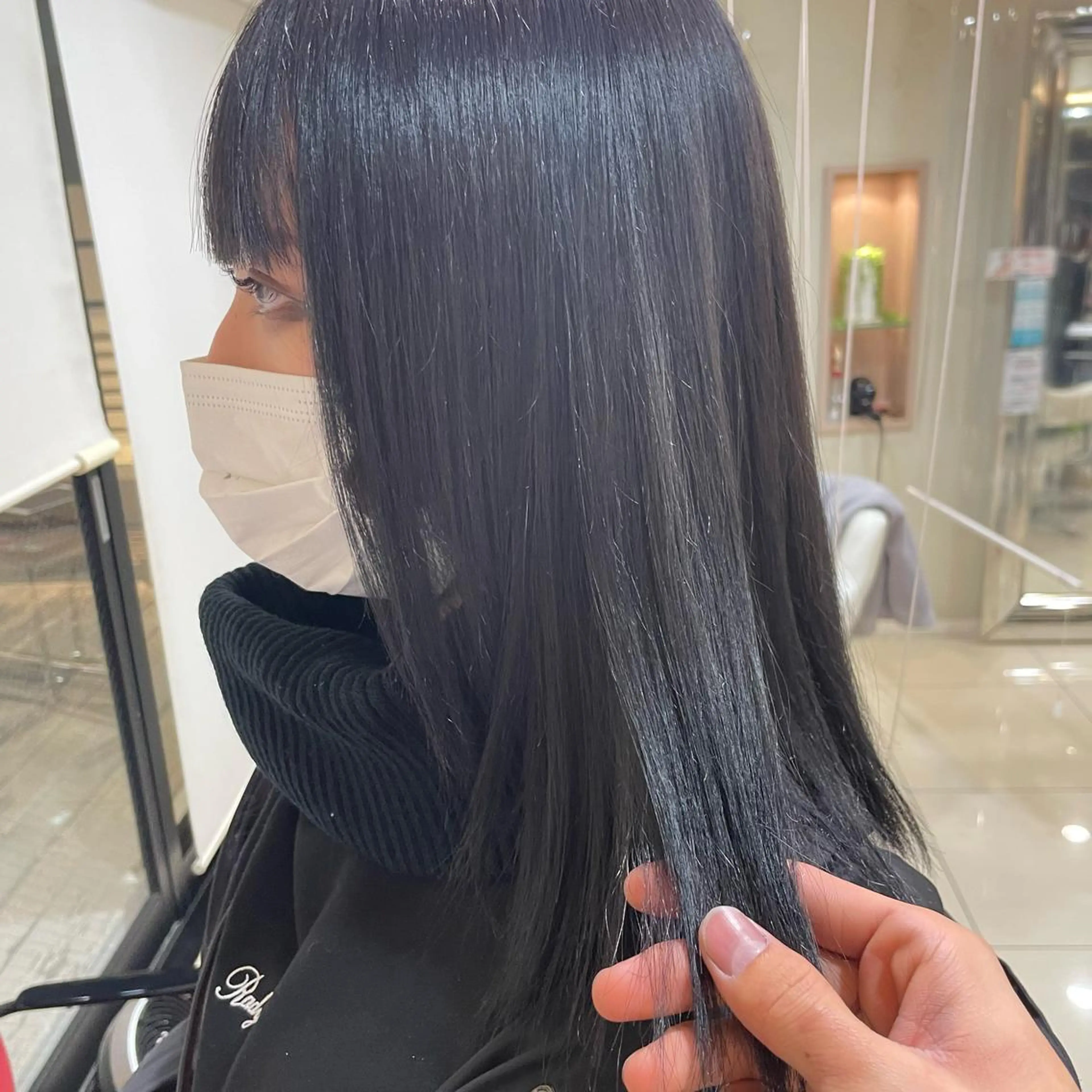 ロング カラー ヘアアレンジ 透明感カラー HARUKI MINATO Japan SENDAI所属・🌈【透明感・韓国 ヘア】がっきー🌈のヘアスタイル