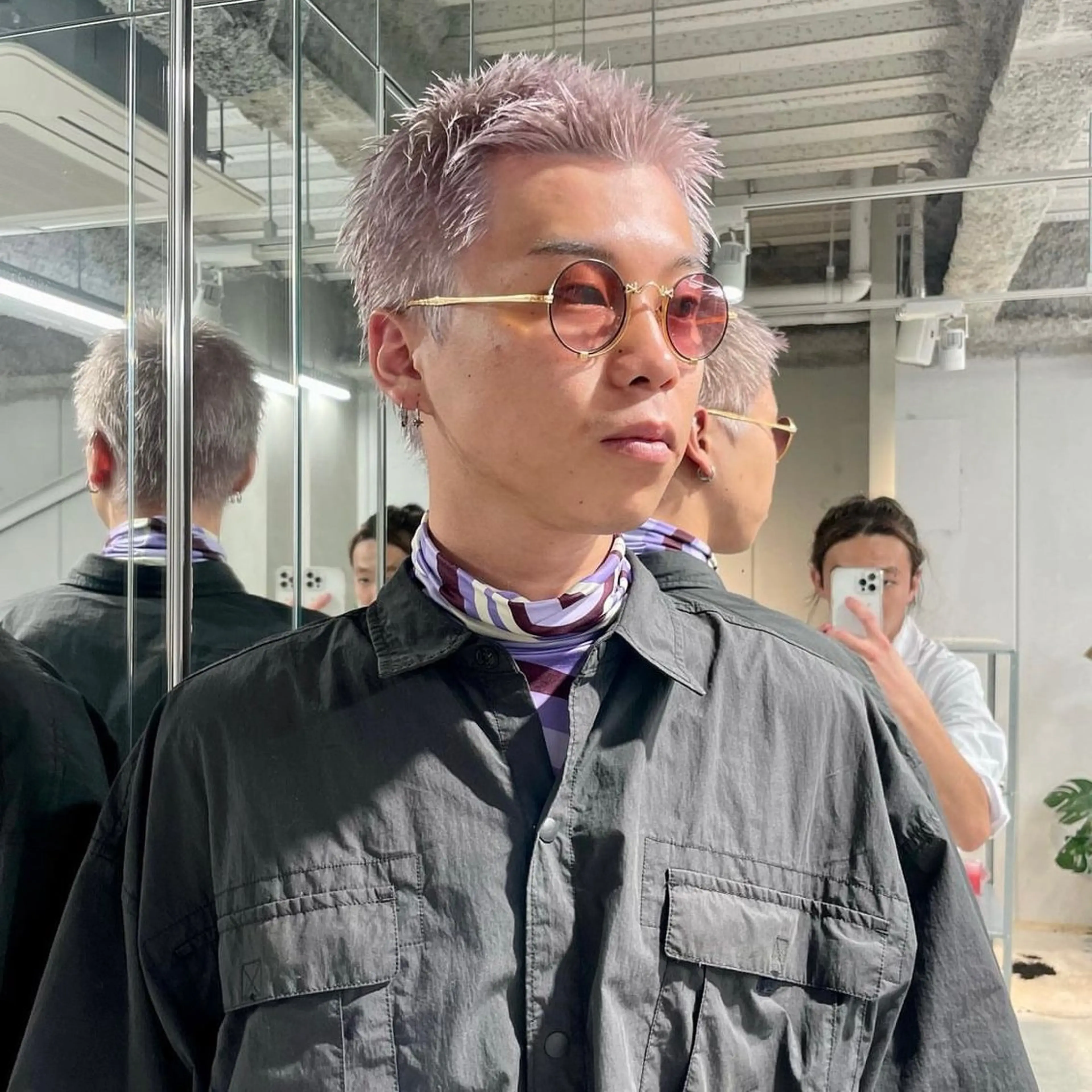 ショート カラー メンズ 花香竜太/エクステ /ハイトーンカラーのヘアスタイル