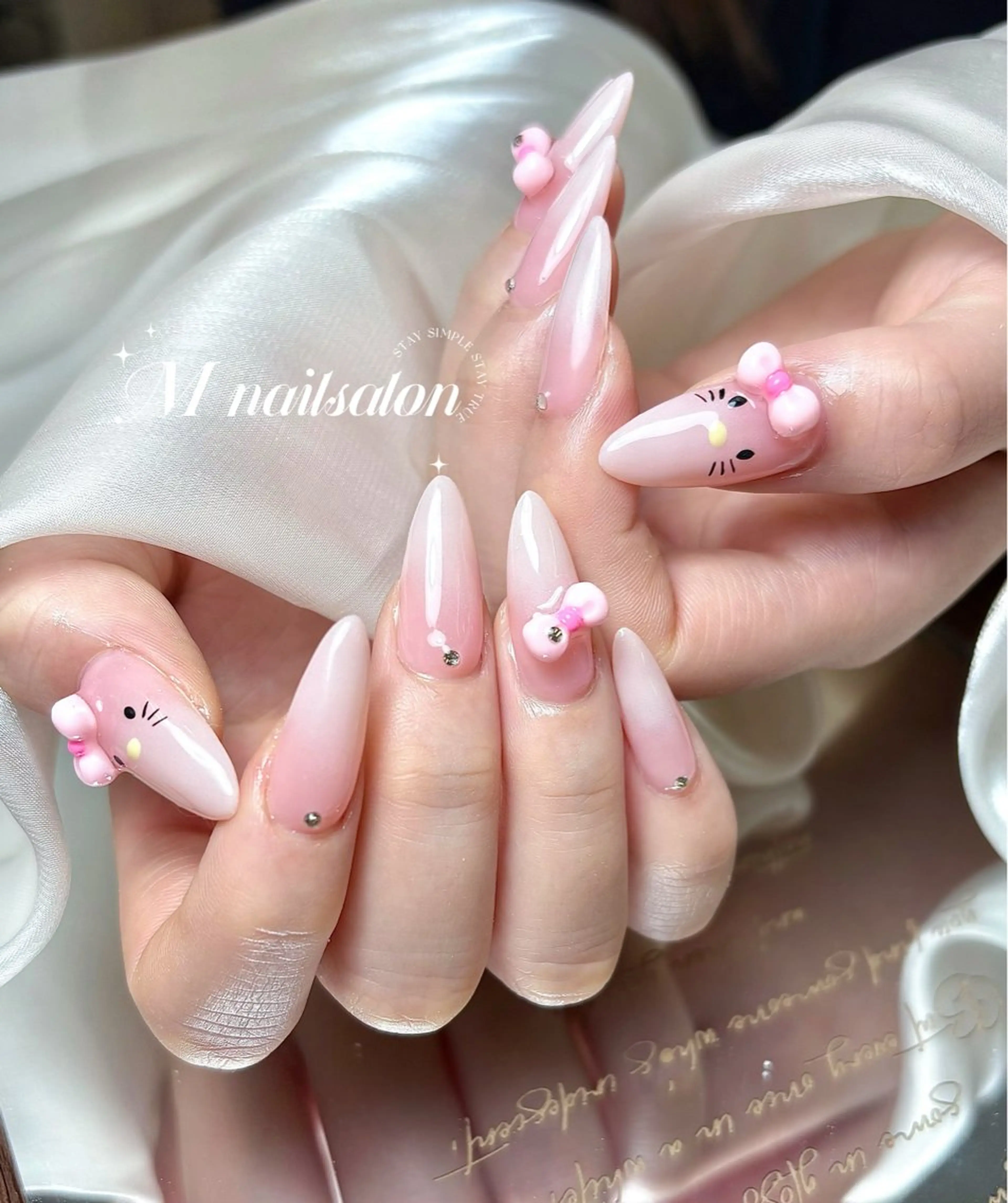 ネイル M🌷nail 長さだし専門店のネイルデザイン