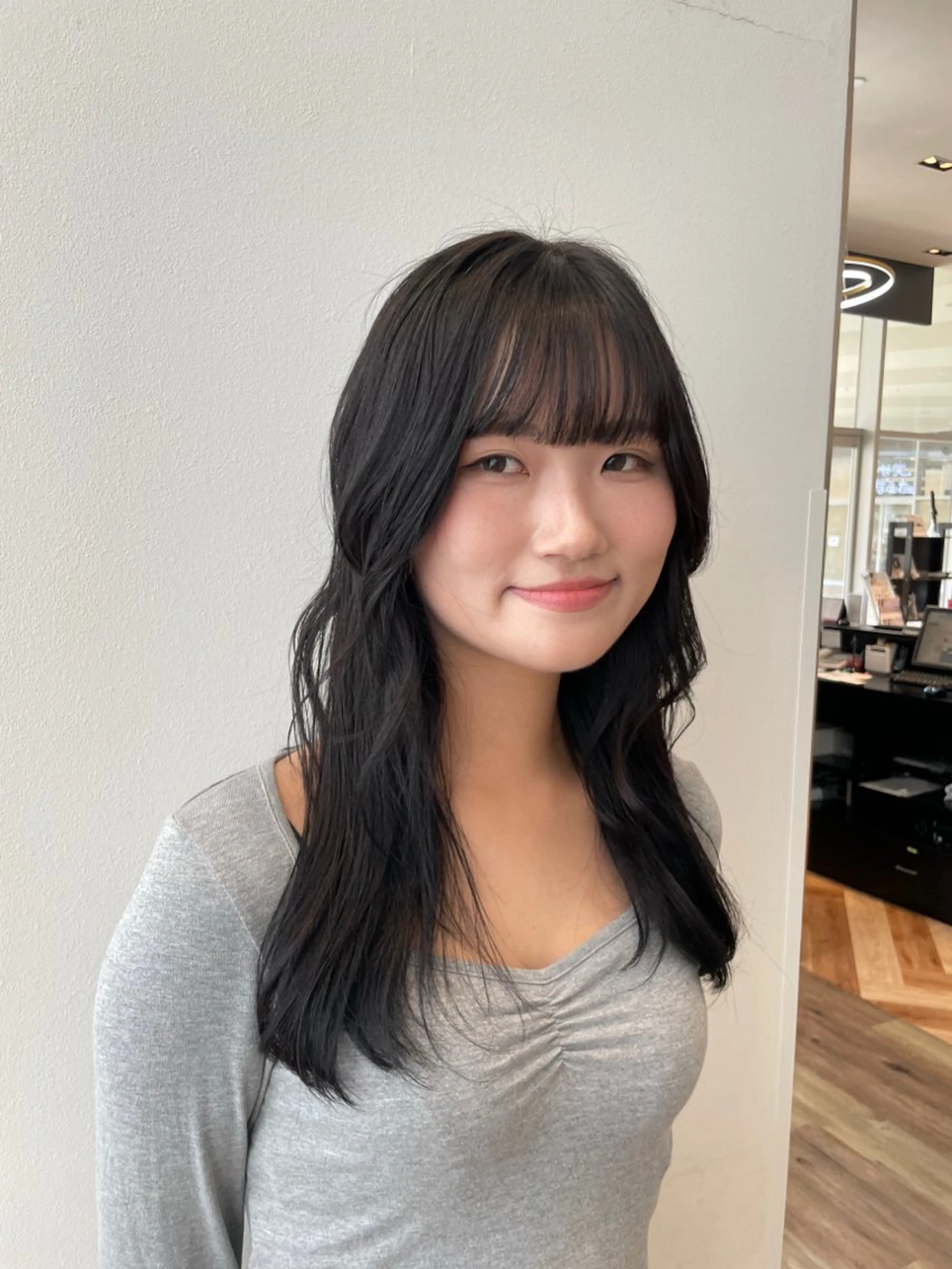 ロング カラー カット ヘアカラー トリートメント k-twoたき✨艶感 カラー／美髪矯正のヘアスタイル