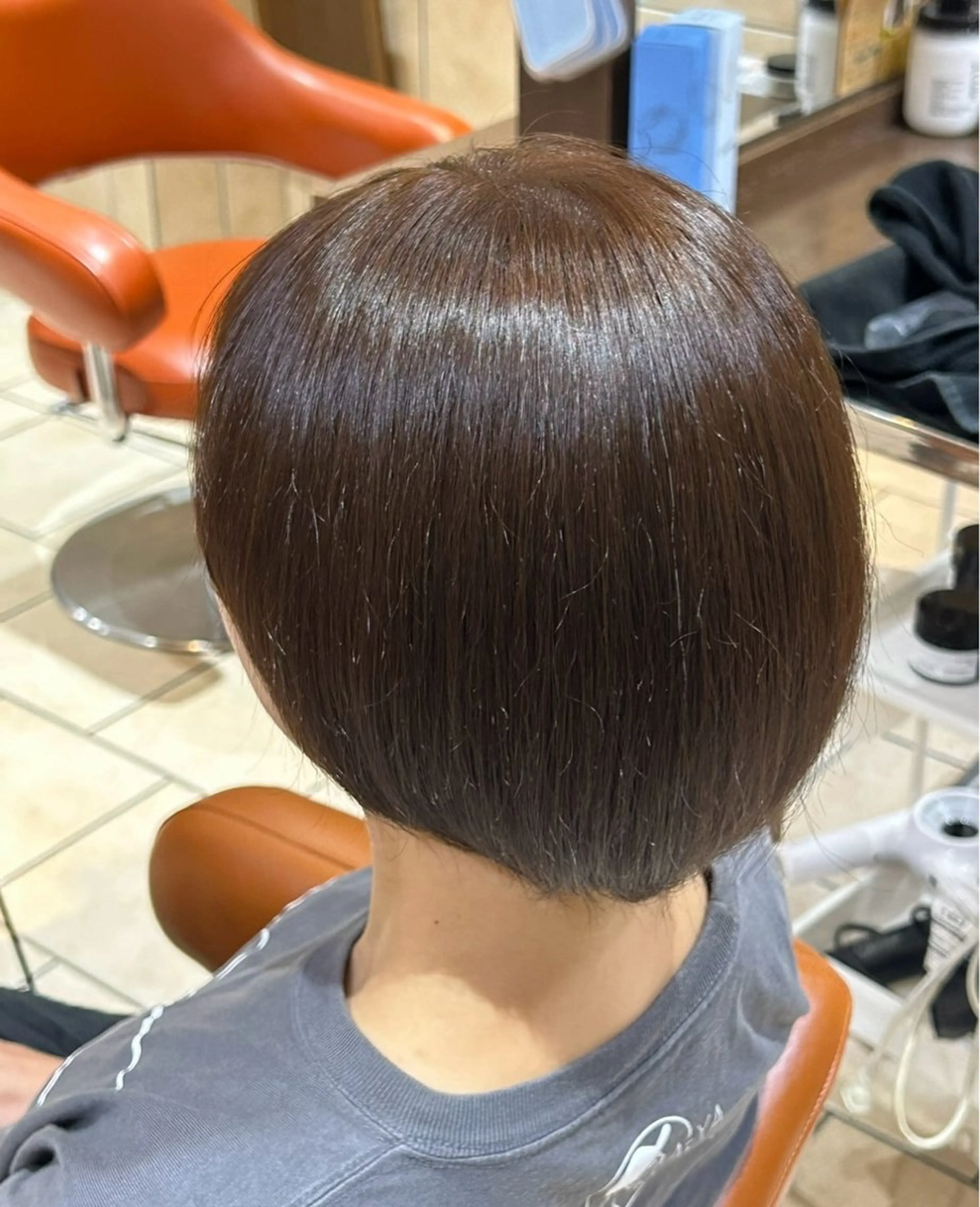 ショート カラー トリートメント ヘアカラー トリートメント Neolive_ RINKAのヘアスタイル