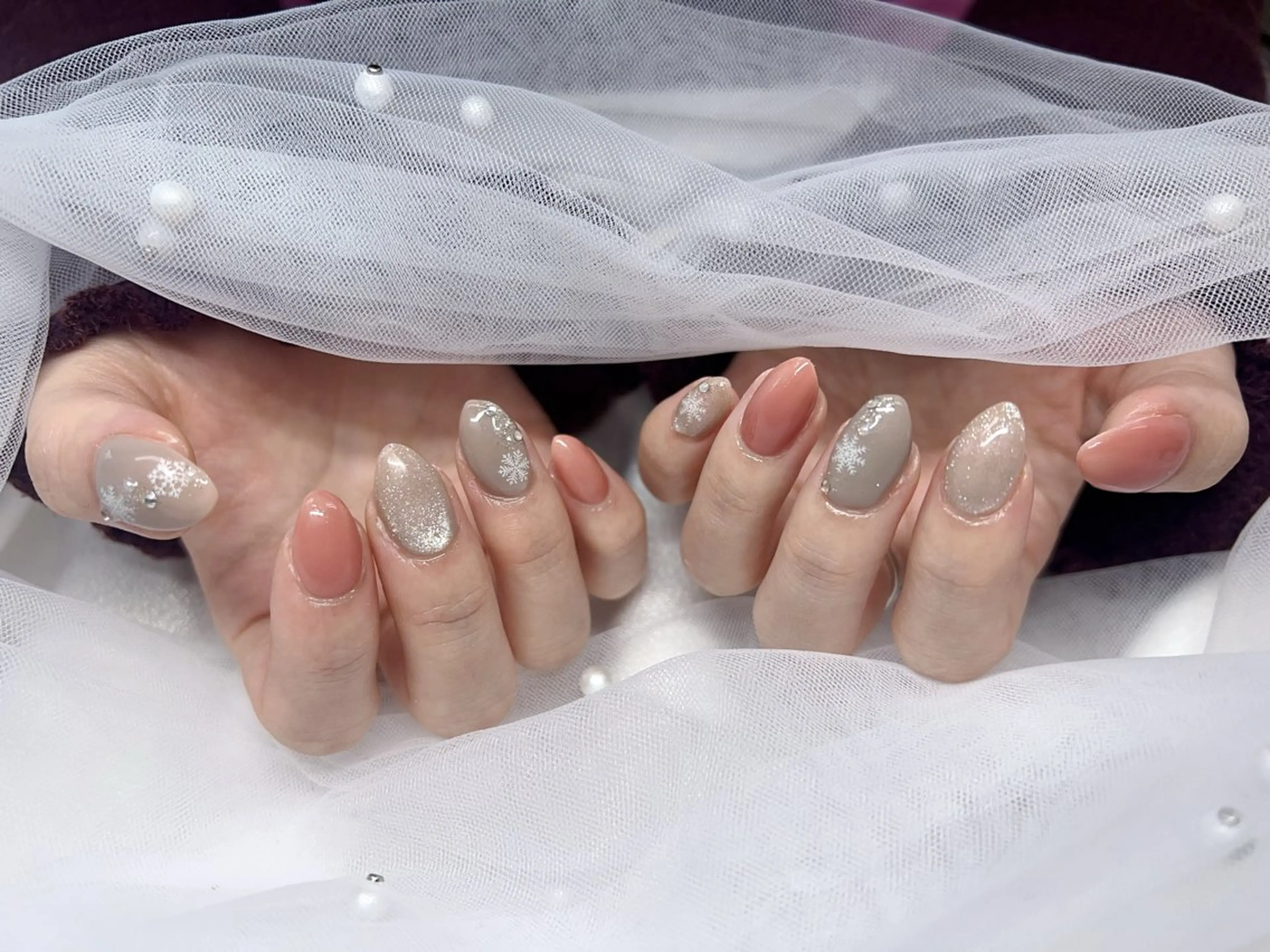 ネイル ハンドネイル ハンドケア 💜MIYA nail川崎店のネイルデザイン