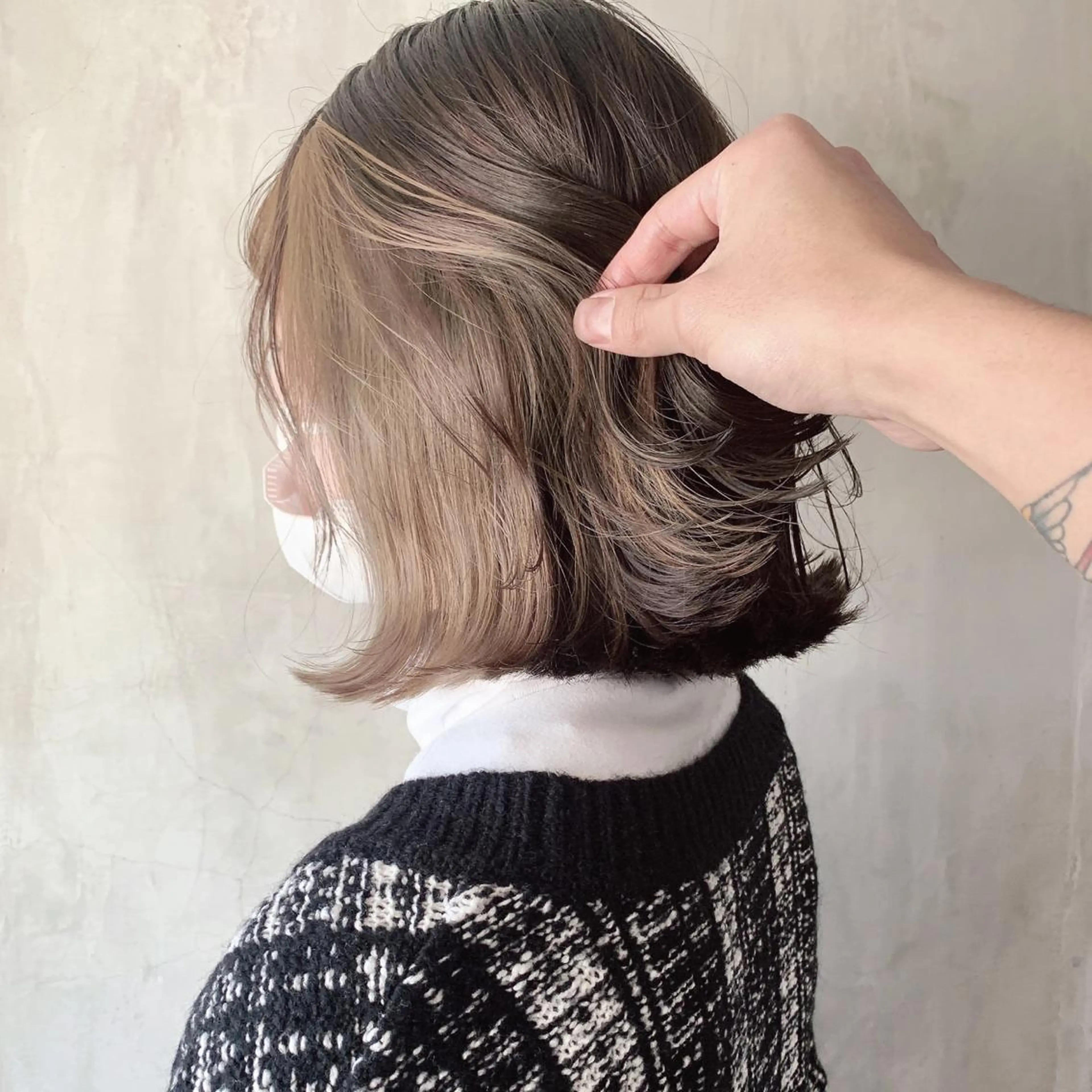 ショート カラー SAKURA 原宿所属・なかの たくみのヘアスタイル