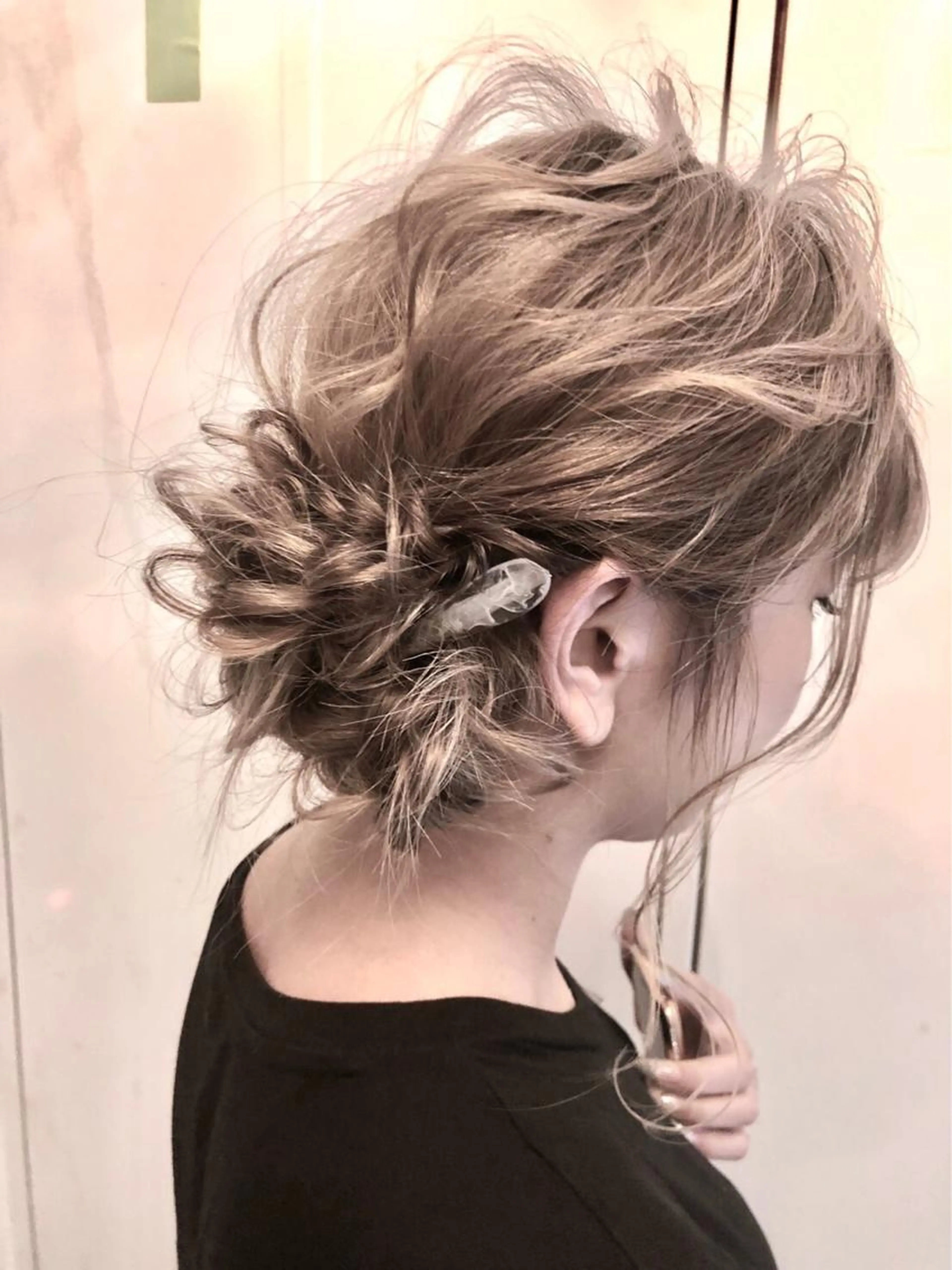 アップ　ヘアアレンジの写真