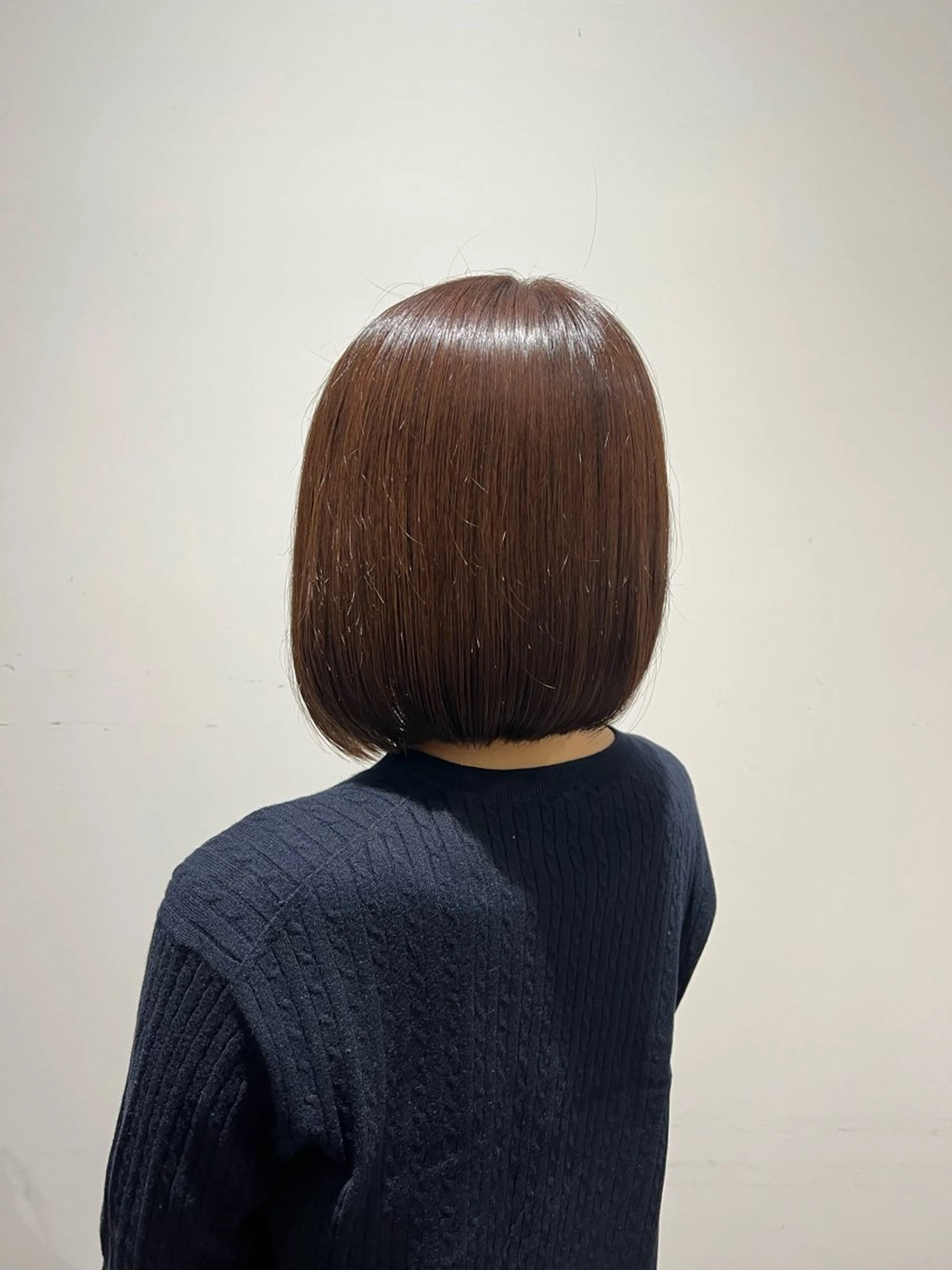 カラー ブラウンカラー ボブ Helena みなつのヘアスタイル