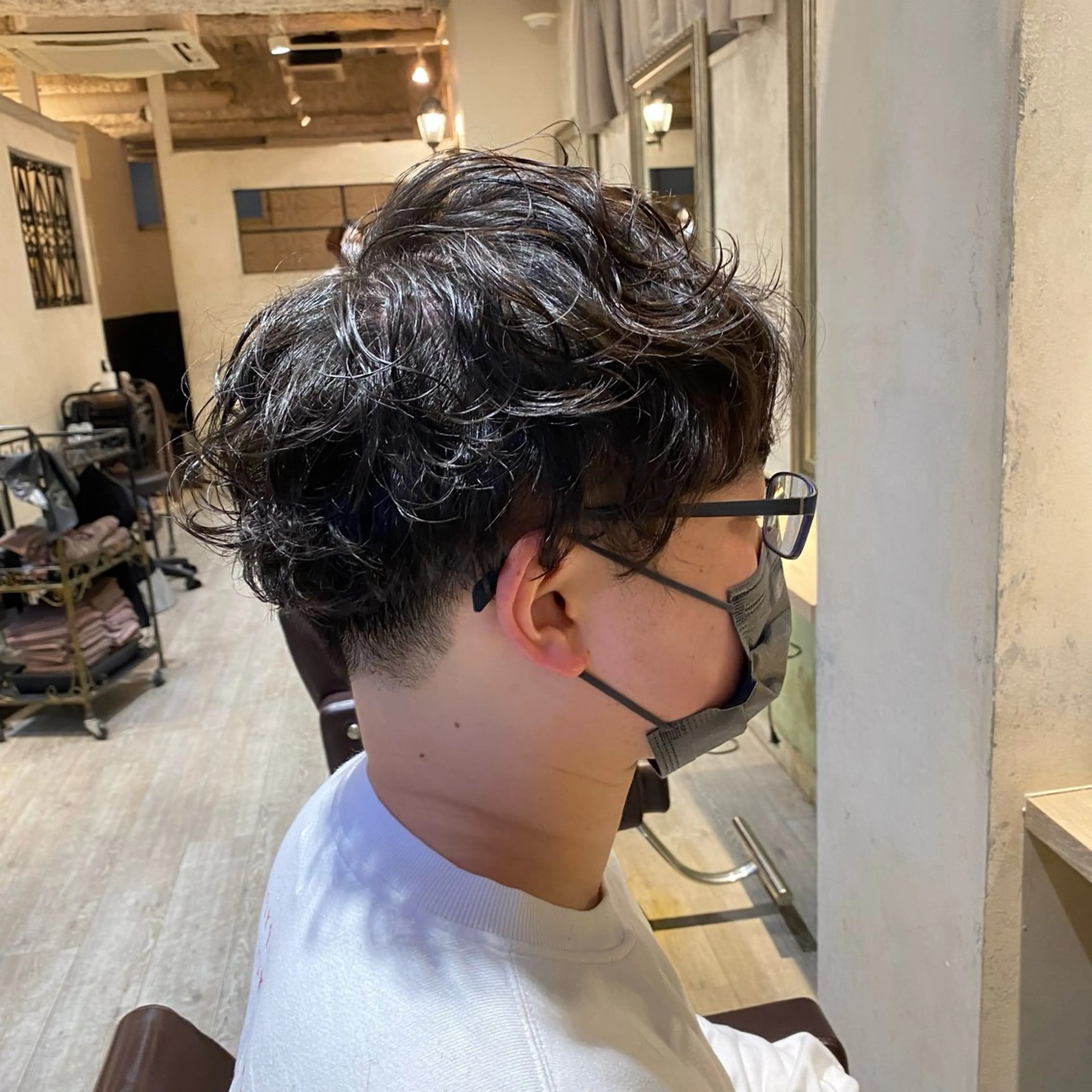 ショート カラー✨縮毛矯正✨ ハギワラケンタのヘアスタイル