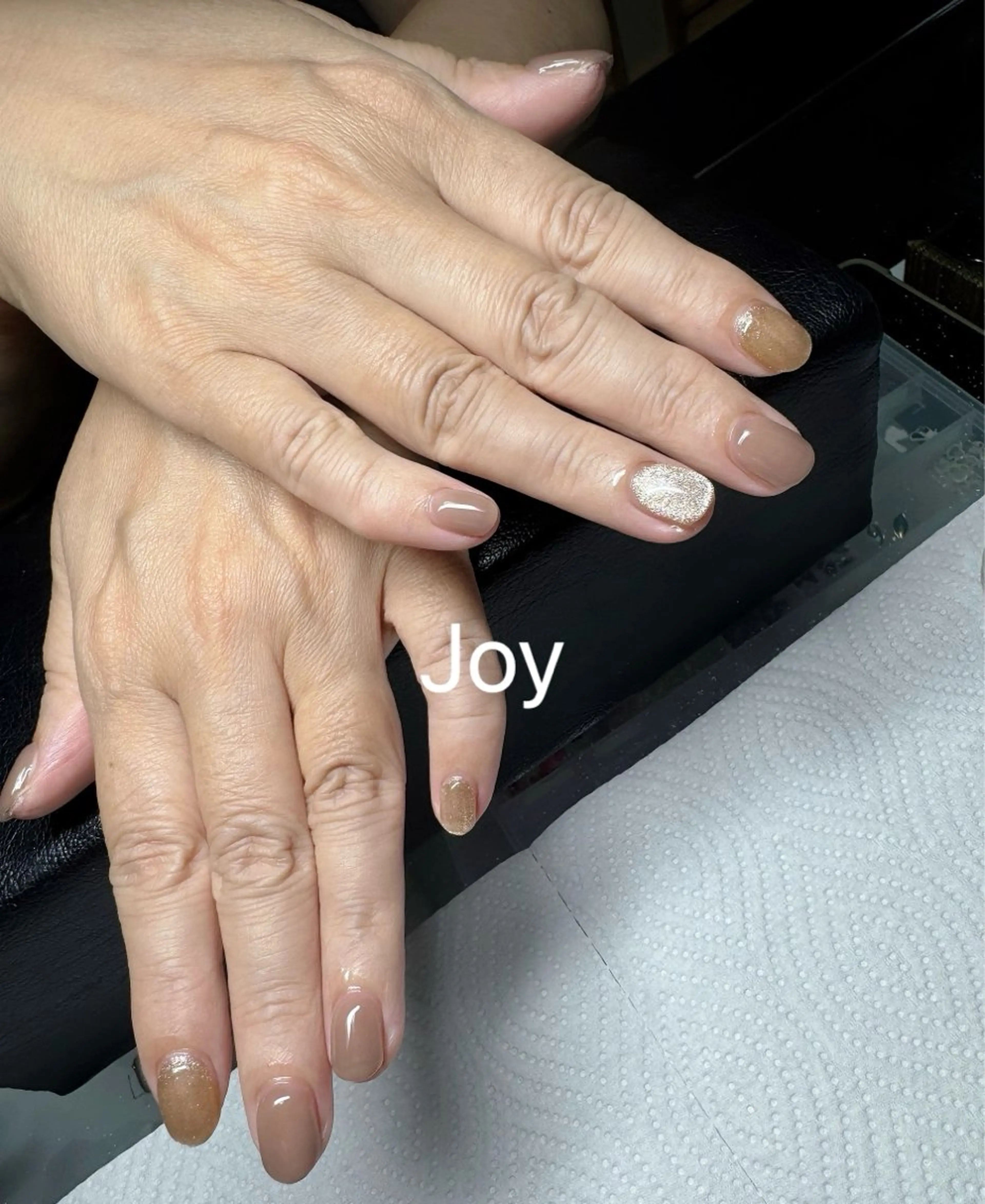 ネイル ジェルネイル マグネットネイル シンプルネイル Nail Salon JOYのネイルデザイン