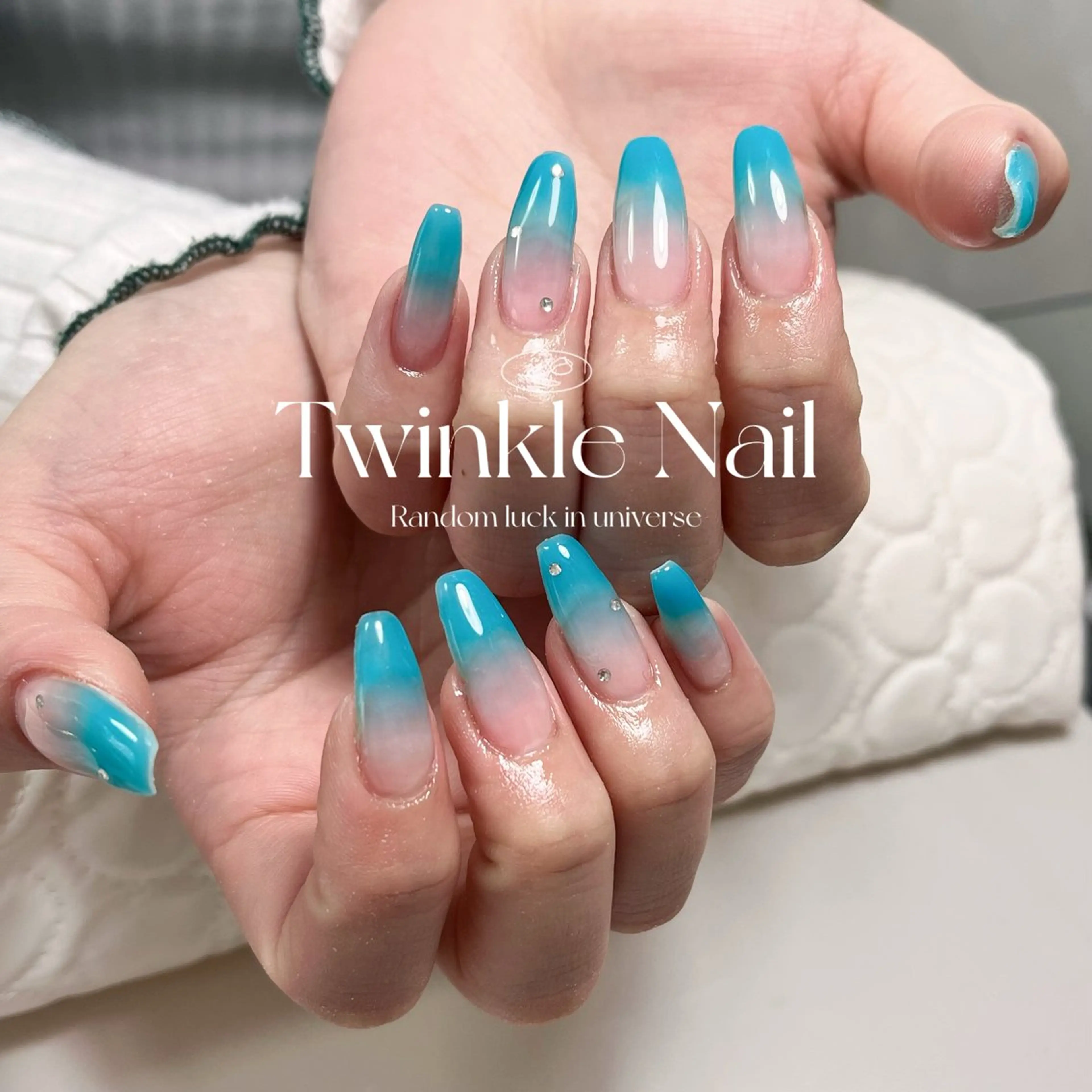 ネイル キラキラネイル シンプルネイル 夏ネイル Twinkle Nail Kuboのネイルデザイン