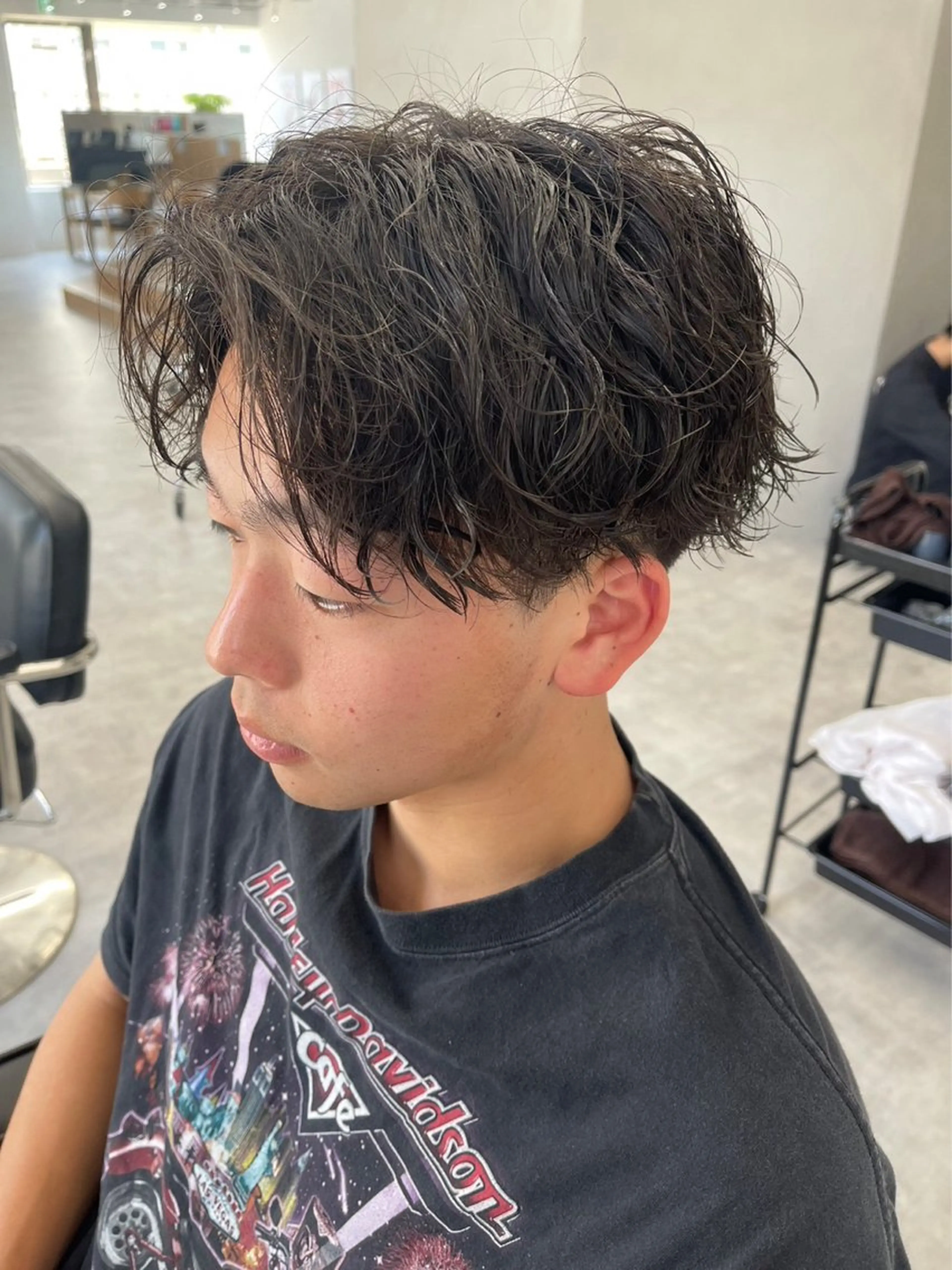 パーマ メンズ カット パーマ メンズパーマ/新潟/ 万代／田崎亮🌟のヘアスタイル