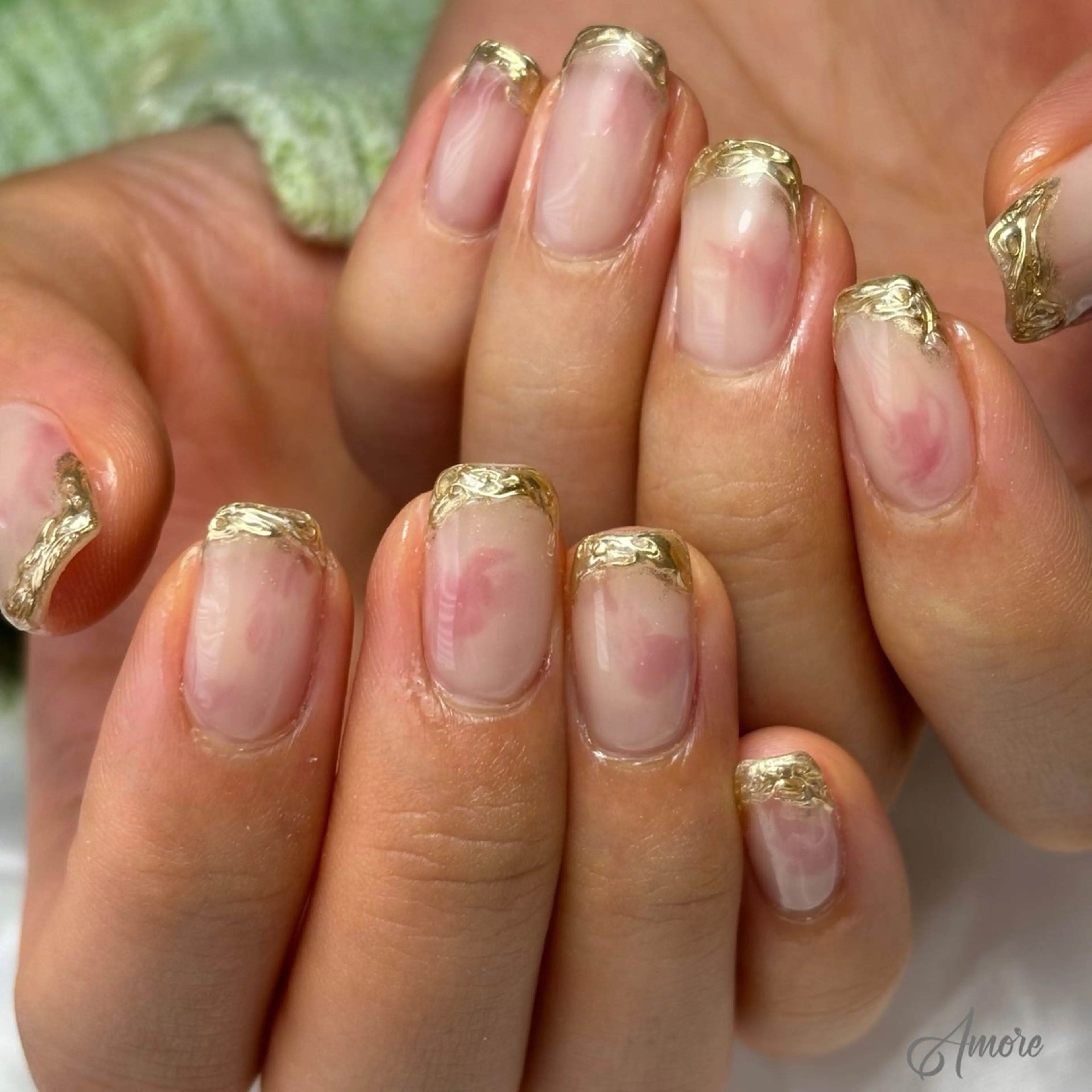 ネイル ジェルネイル キラキラネイル 韓国ネイル マグネットネイル パラジェル You kyehwaのネイルデザイン