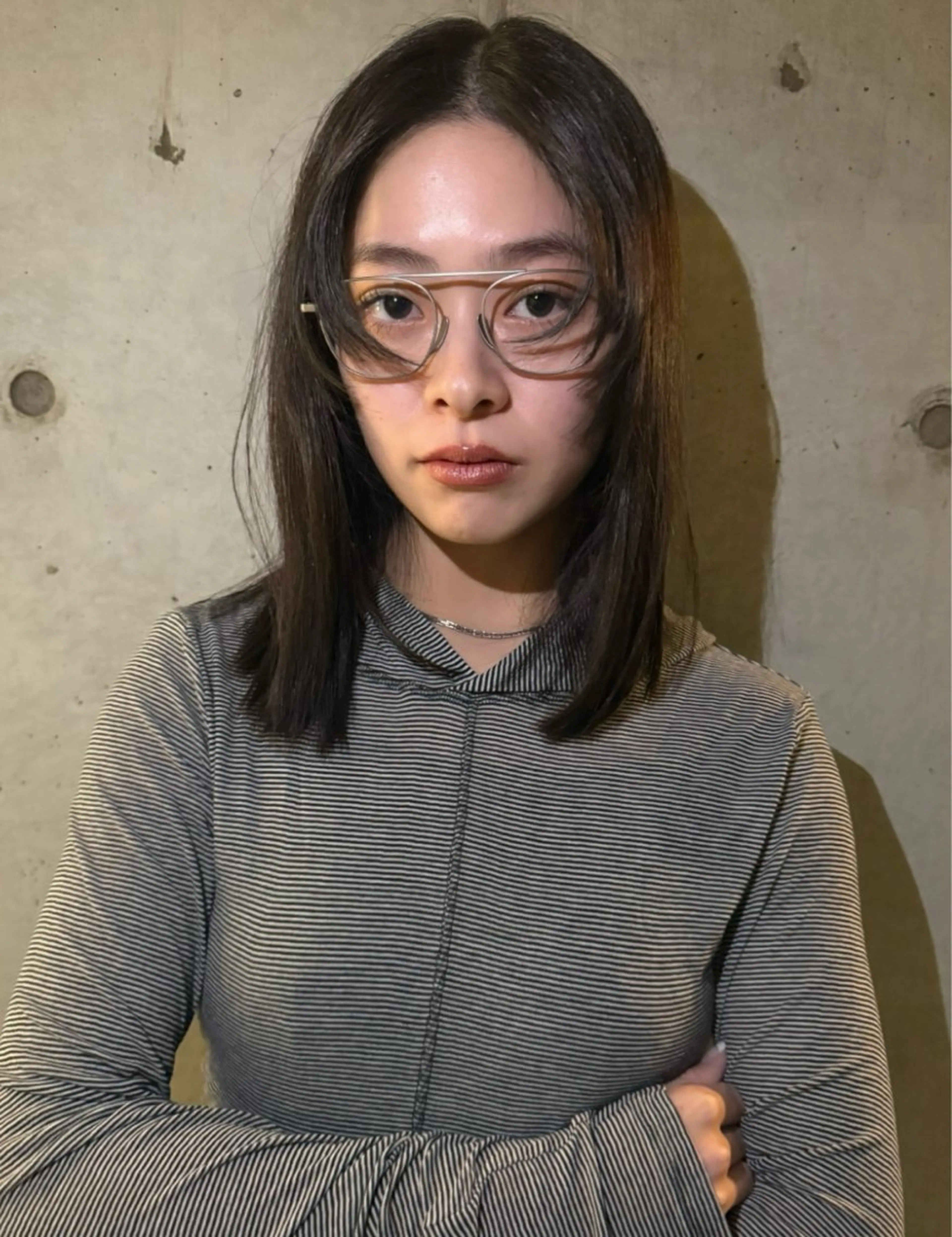 カラー ヘアカラー ヤナギヤ カノのヘアスタイル