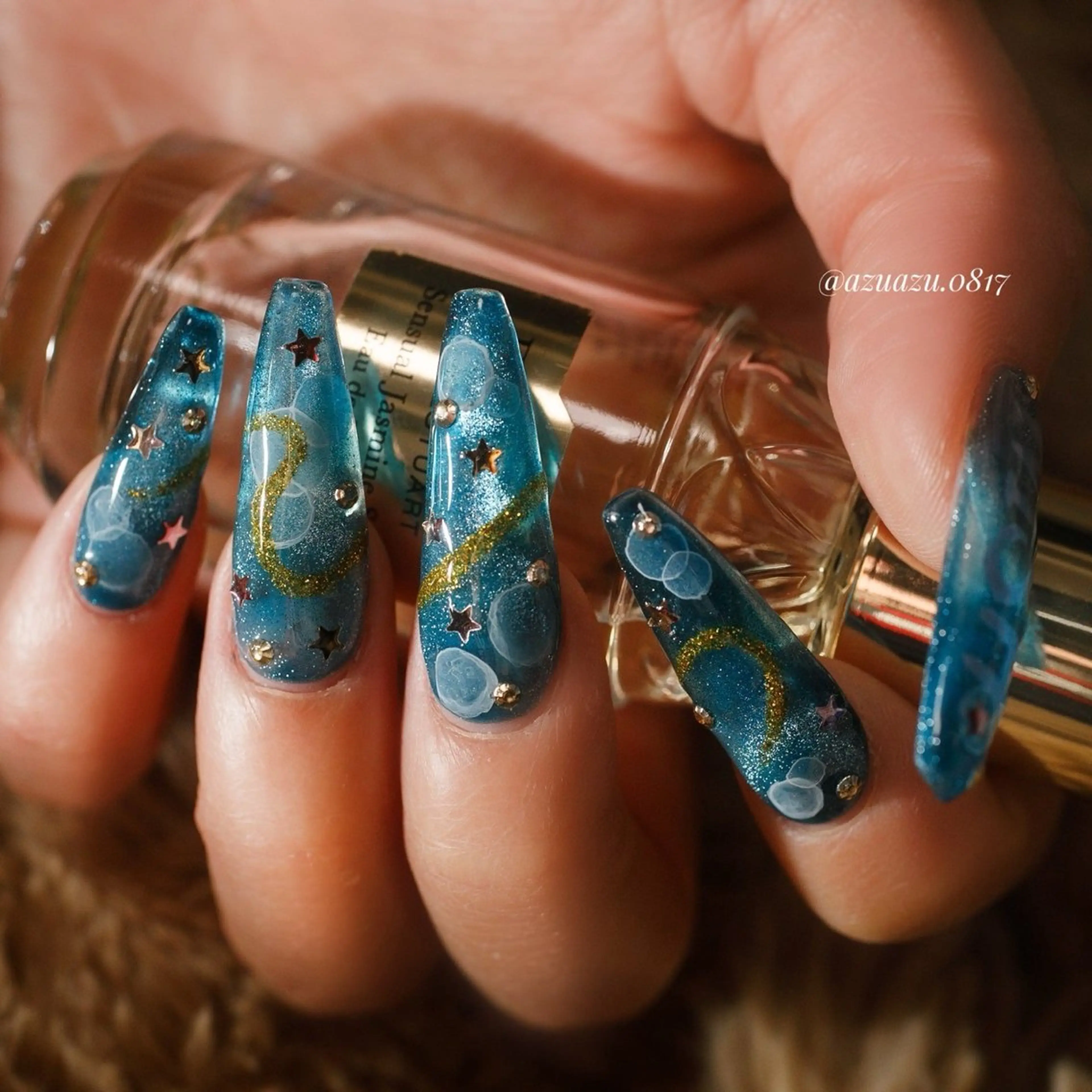 【HAND】スカルプでの10本長さ出し　アートし放題★オフ無❌の写真