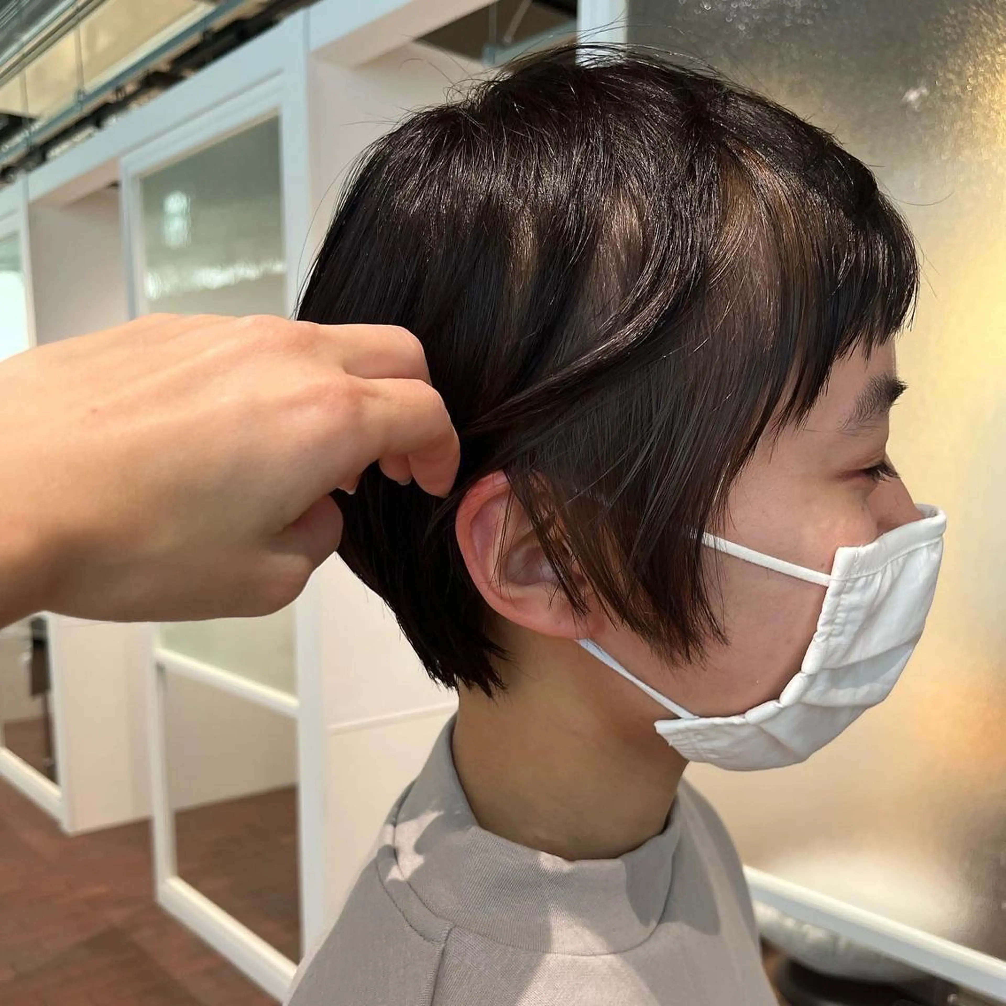 ショート カラー インナーカラー ショート／ミニボブ マンツーマン/マユコのヘアスタイル