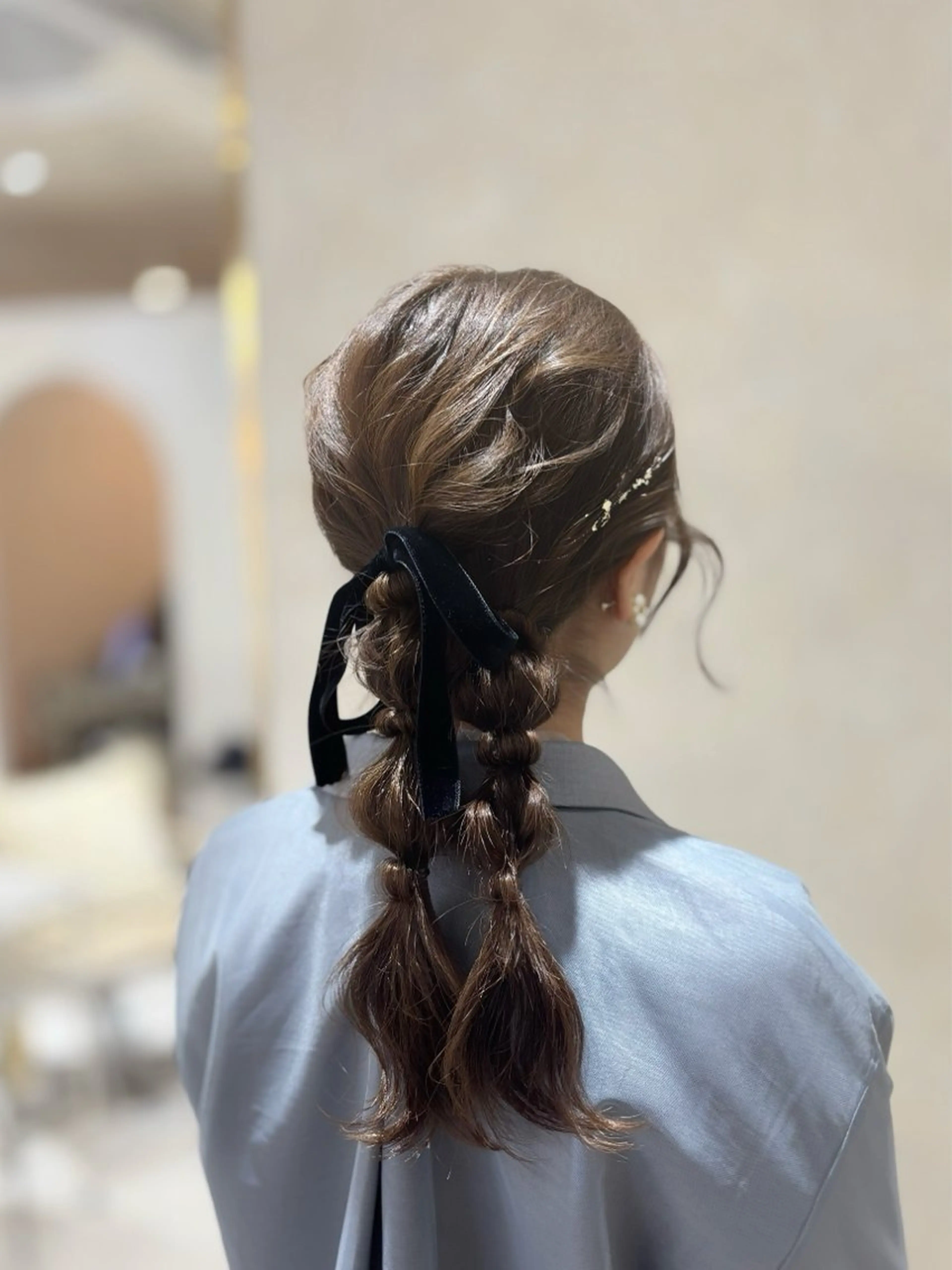 【ヘアセットクーポン🧏🏼‍♀️】ヘアセット👸パーティーアレンジ🎉の写真