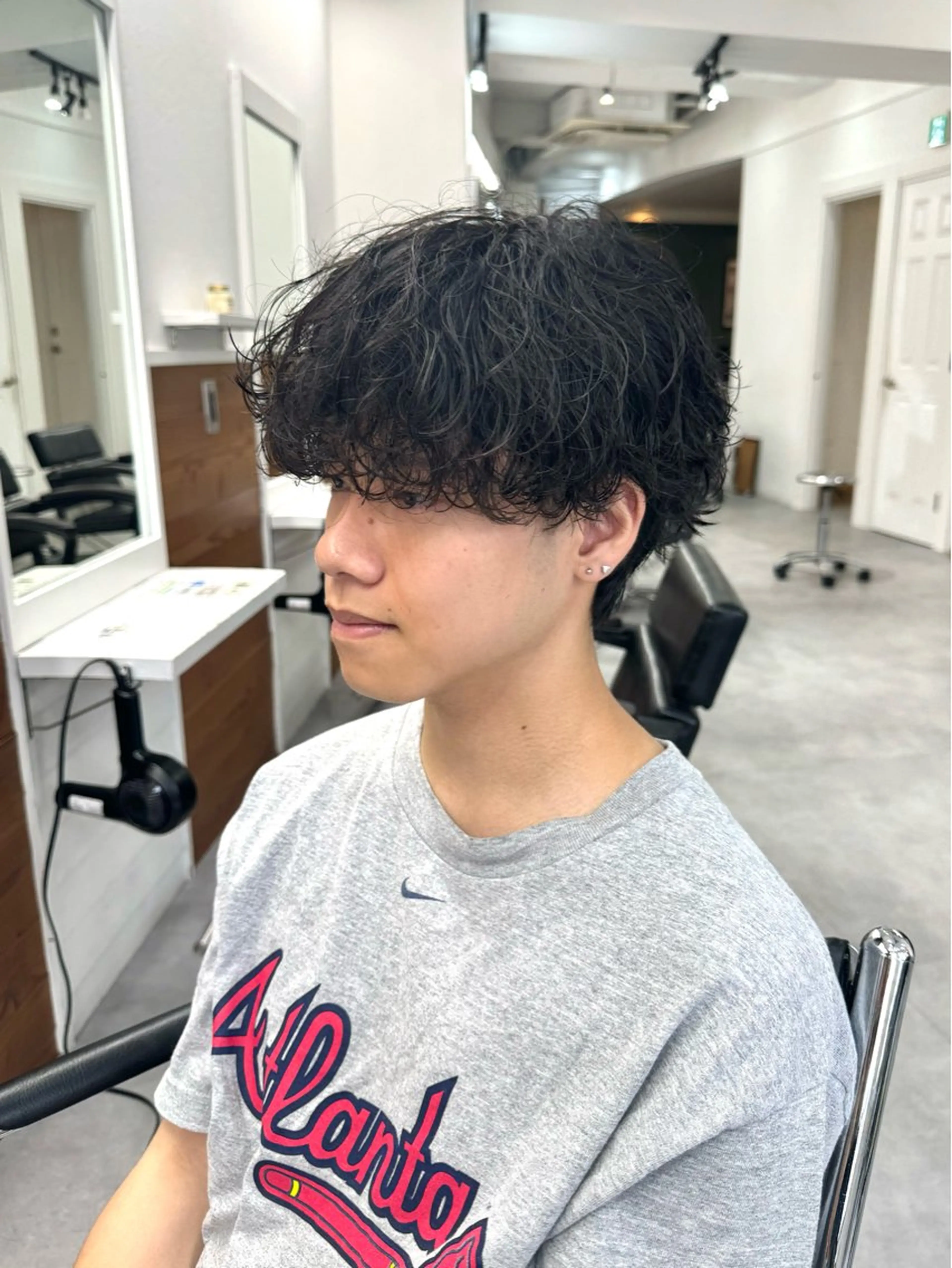 パーマ メンズ メンズパーマ 波巻きパーマ スパイラルパーマ カット パーマ シャドウパーマ/ 波巻パーマYu-Kiのヘアスタイル