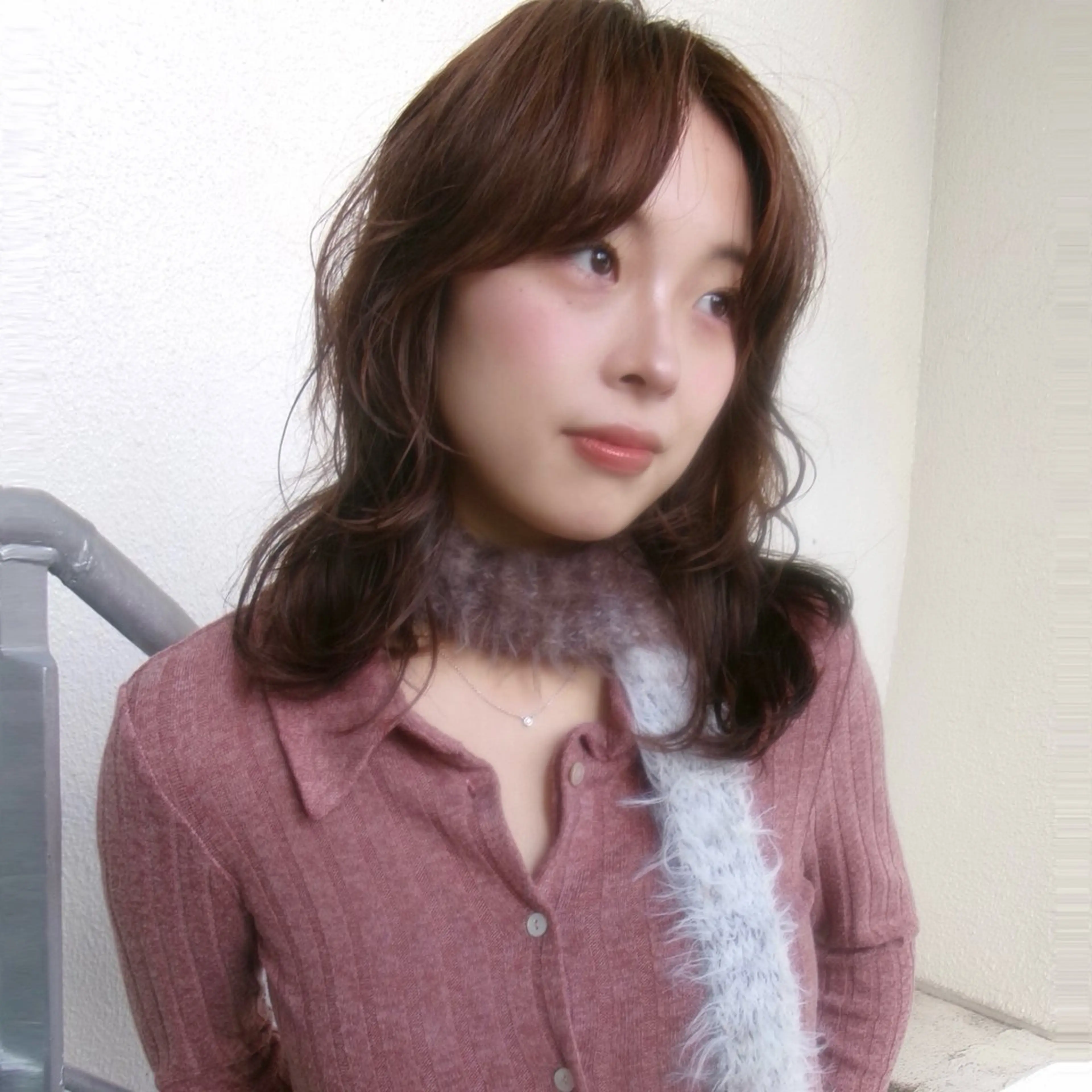 セミロング ヘアカラー 伊藤ほのか /パーマ/ショートのヘアスタイル