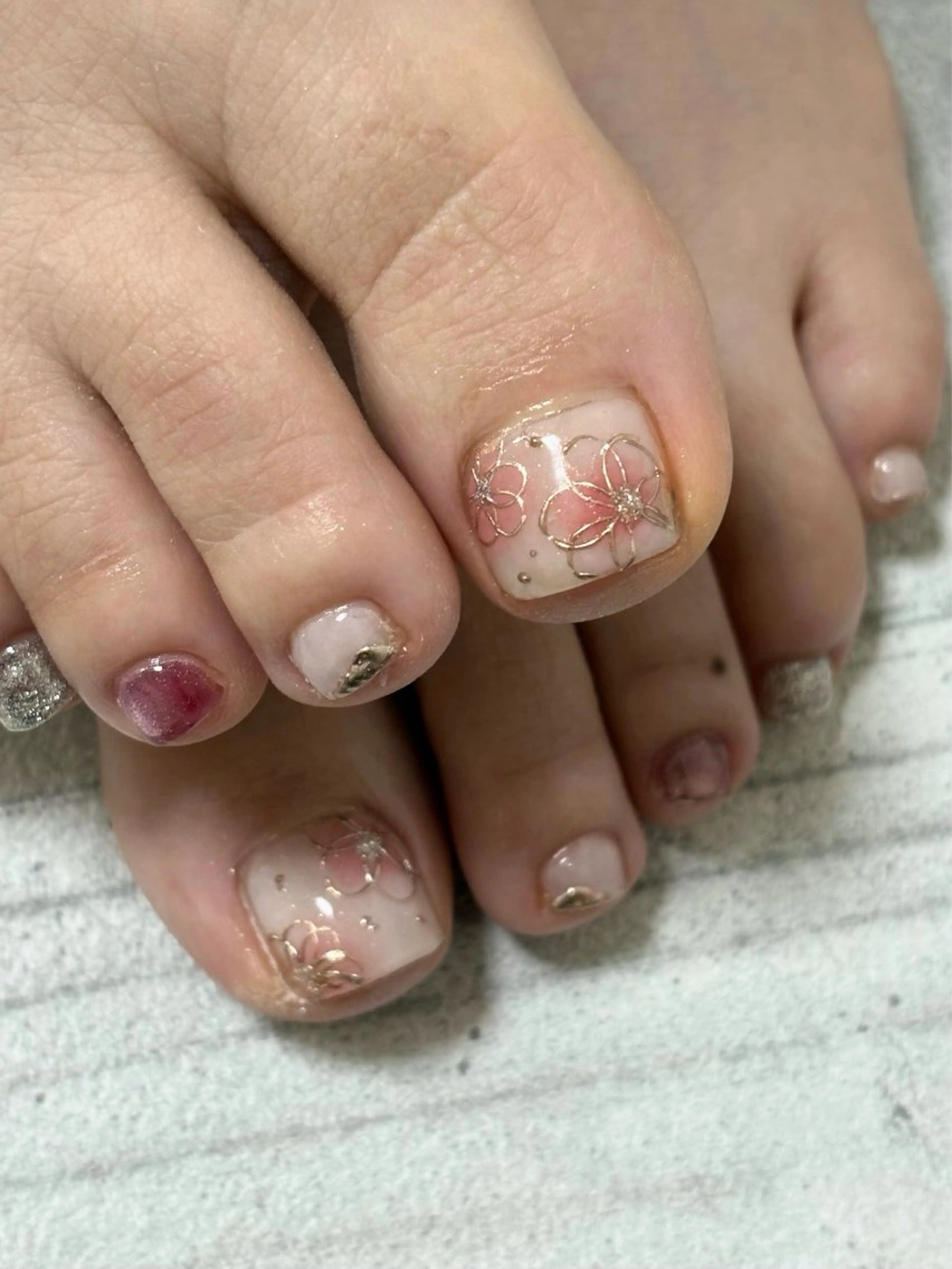 ネイル フットネイル FIORITURA Maikoのネイルデザイン