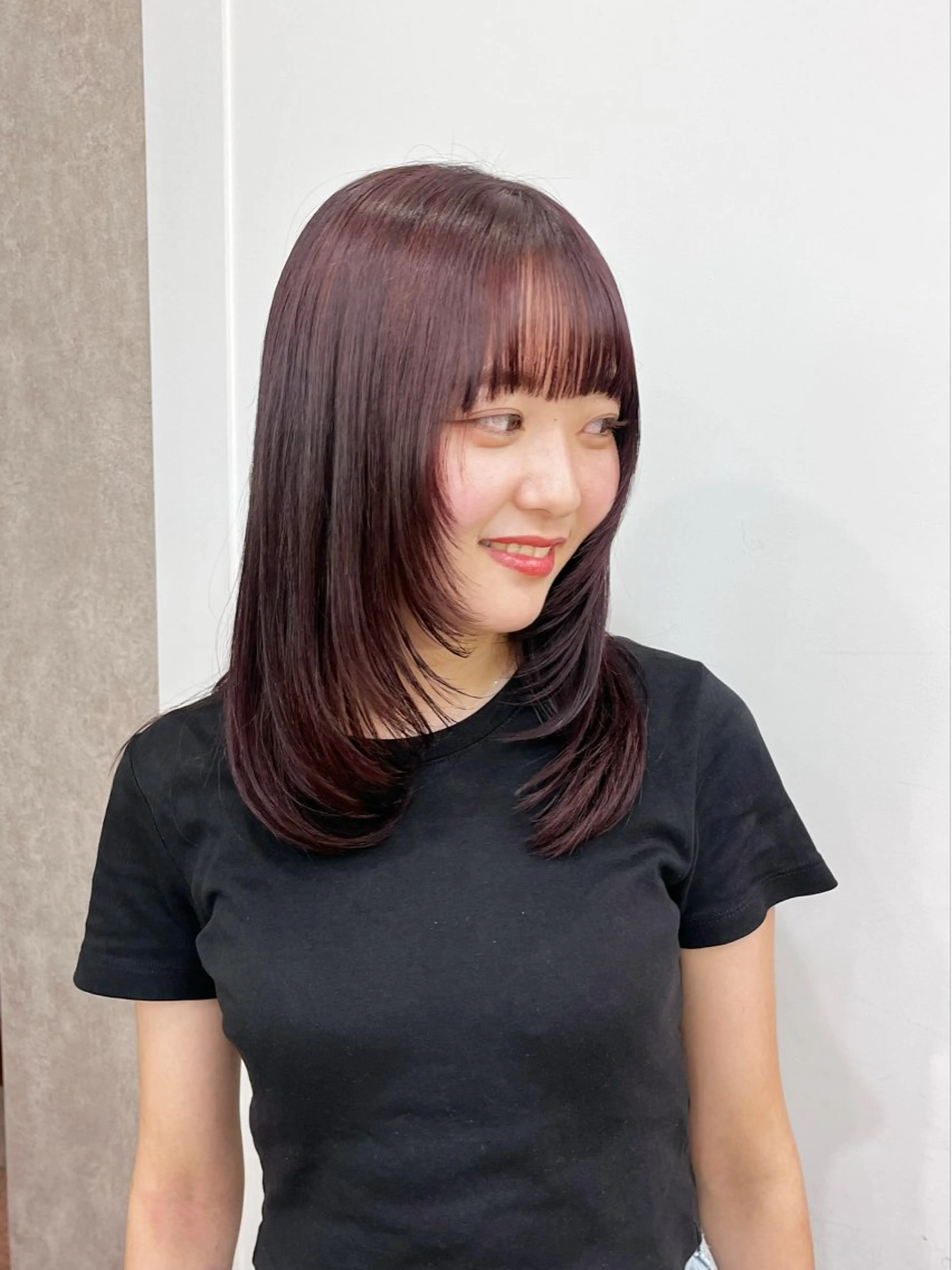 セミロング カット ヘアカラー トリートメント 💖🌷越後 遥🌷💖のヘアスタイル