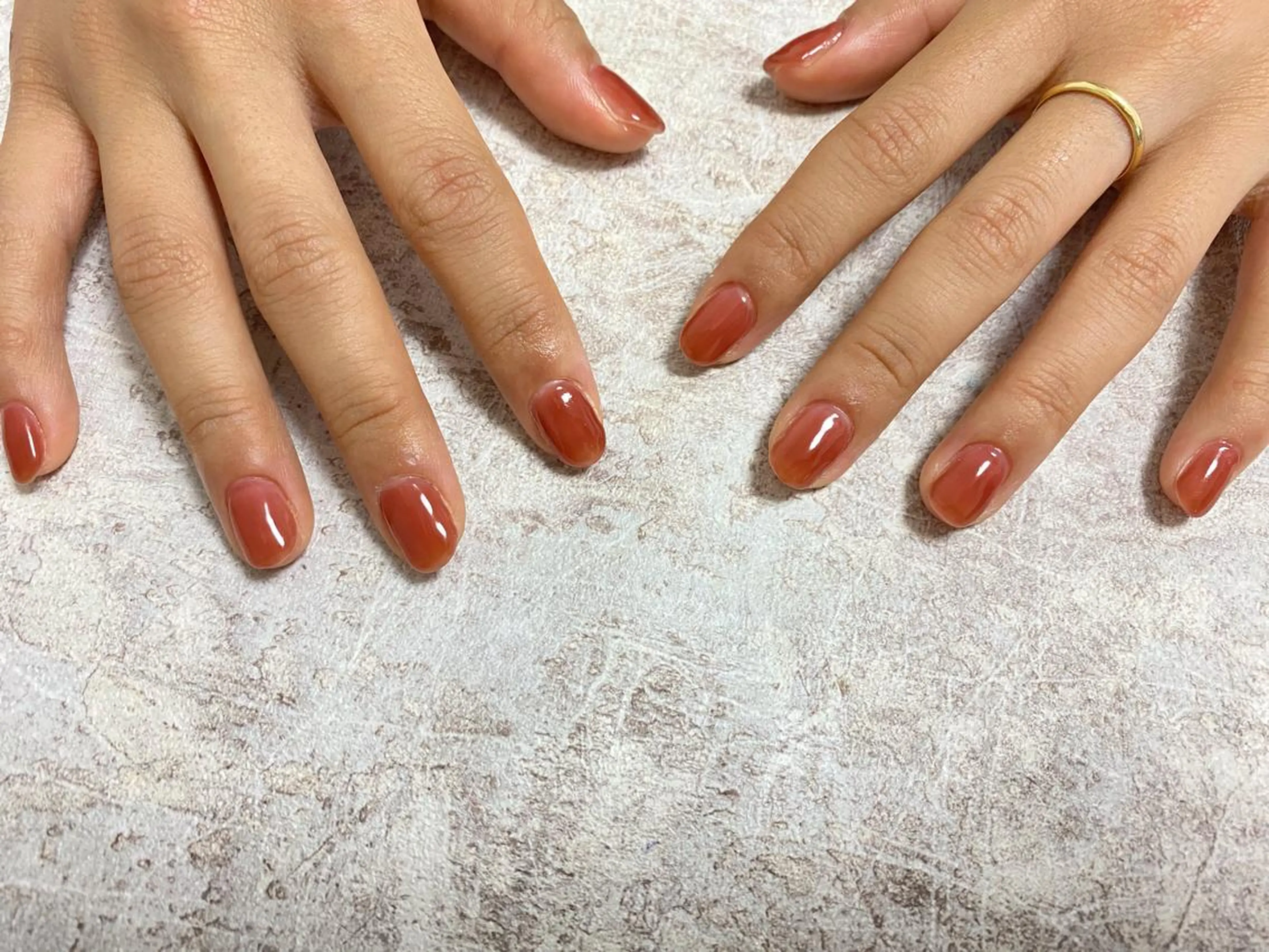 ネイル ワンカラーネイル ハンドネイル Mogu nail 二子玉川のネイルデザイン