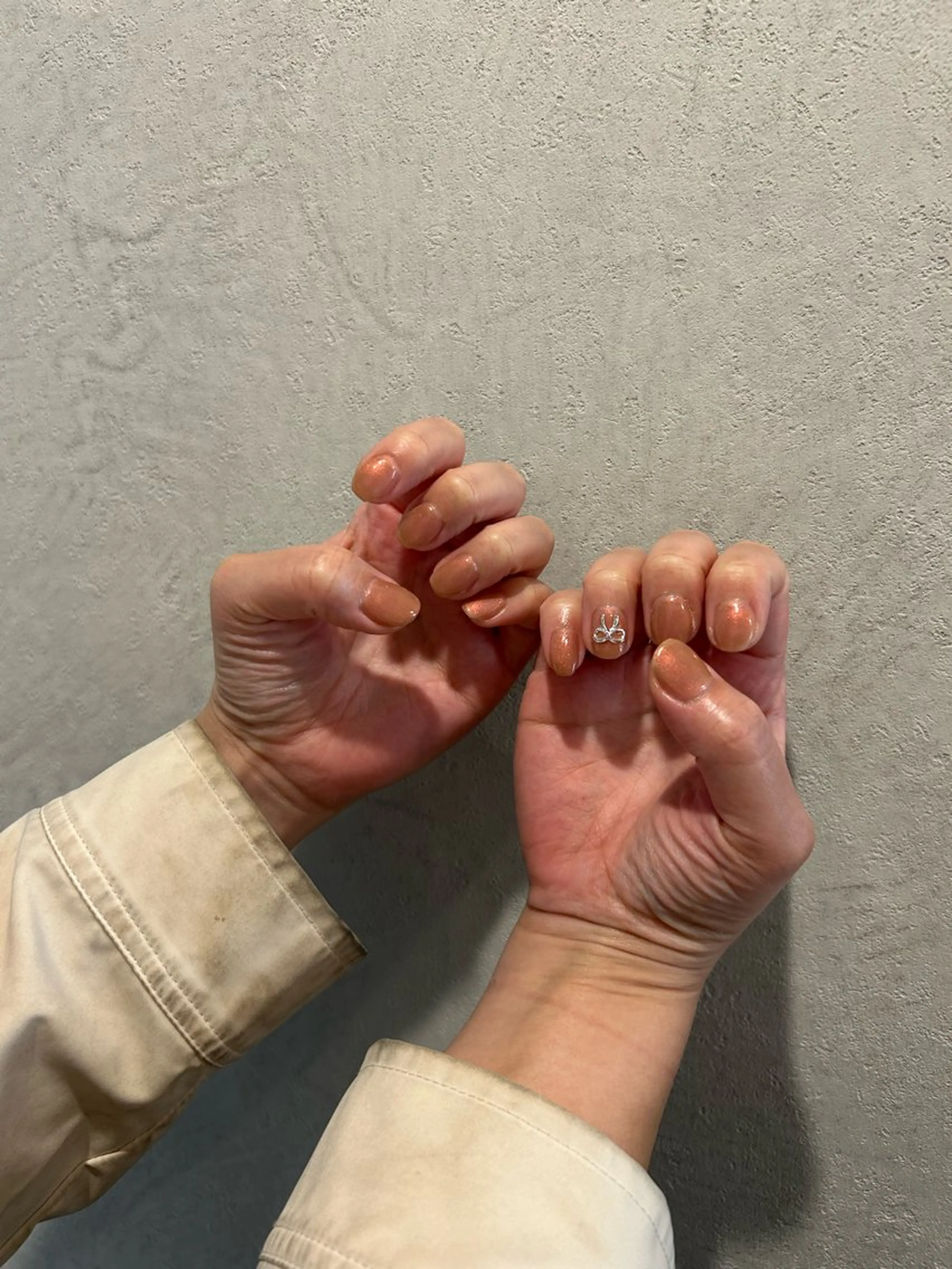 ネイル ワンカラーネイル ピンク Sii  鷺沼 Rinのネイルデザイン