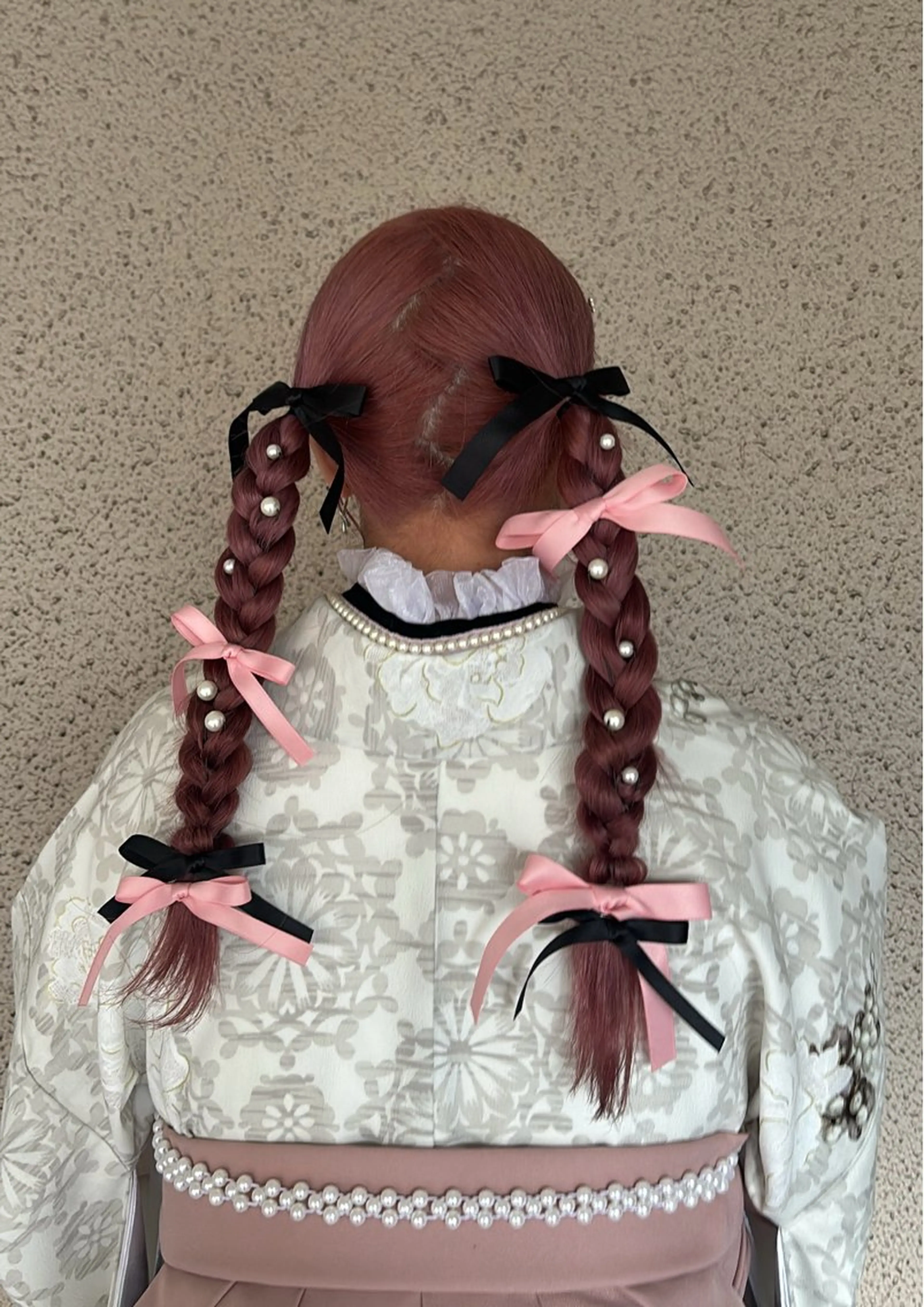 セミロング ヘアアレンジ 着付け chouette/ 根本優希のヘアスタイル