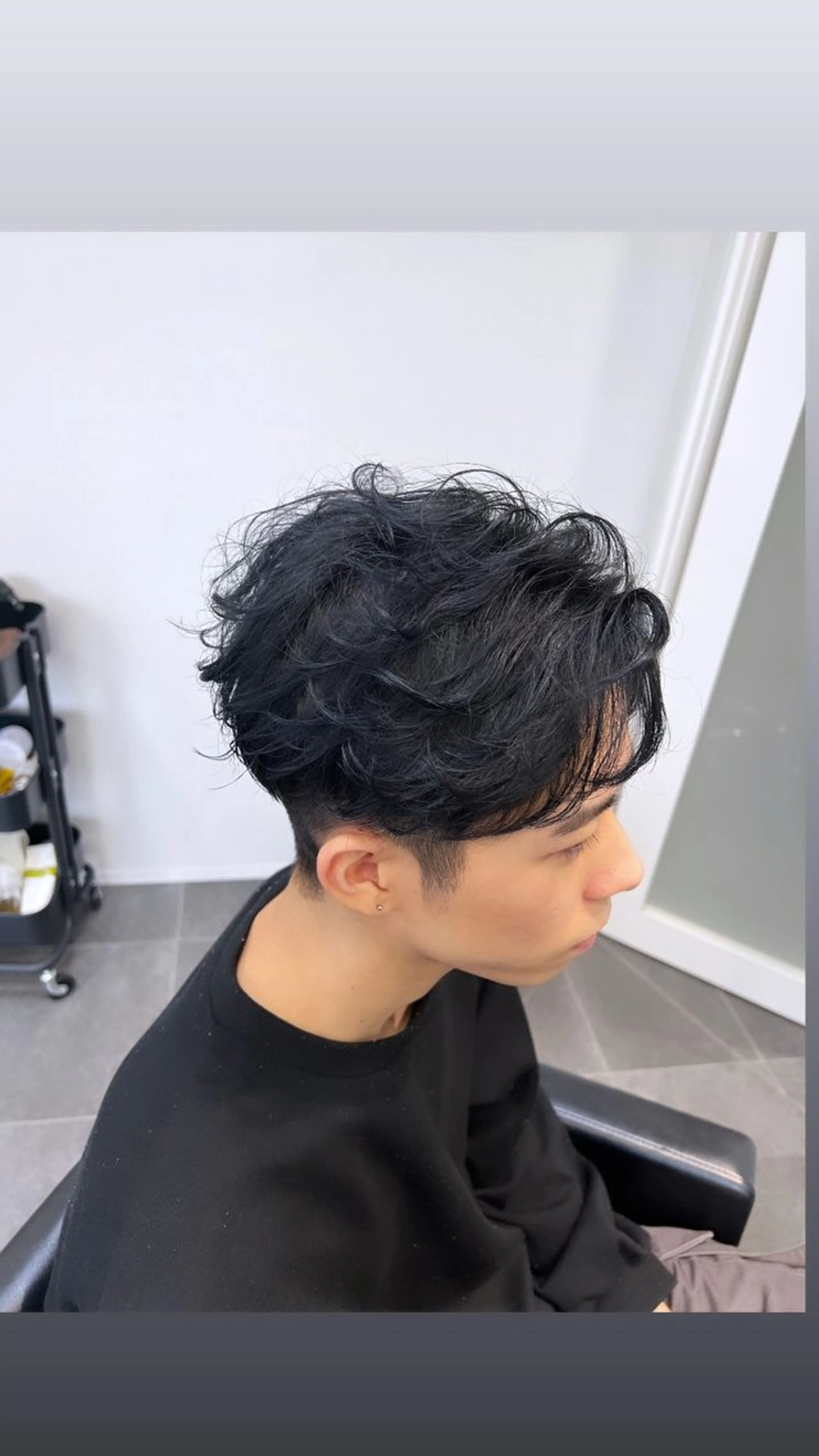 [人気No１☘️] [メンズカット＋カラー+パーマ☘️] + 頭皮トニック付きの写真