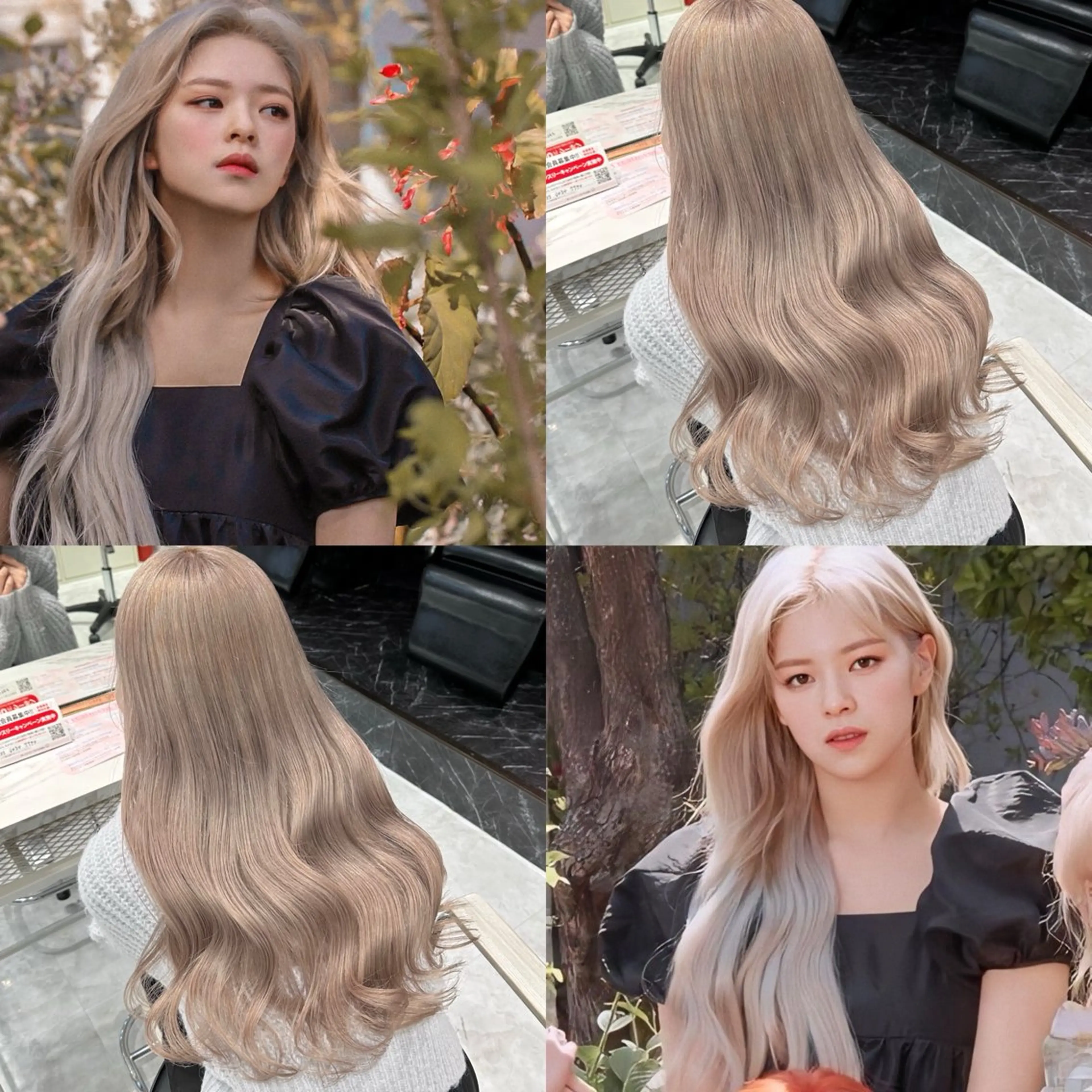 ロング カラー ヘアアレンジ キッズ 🎀韓国スタイル YURINA🎀のヘアスタイル