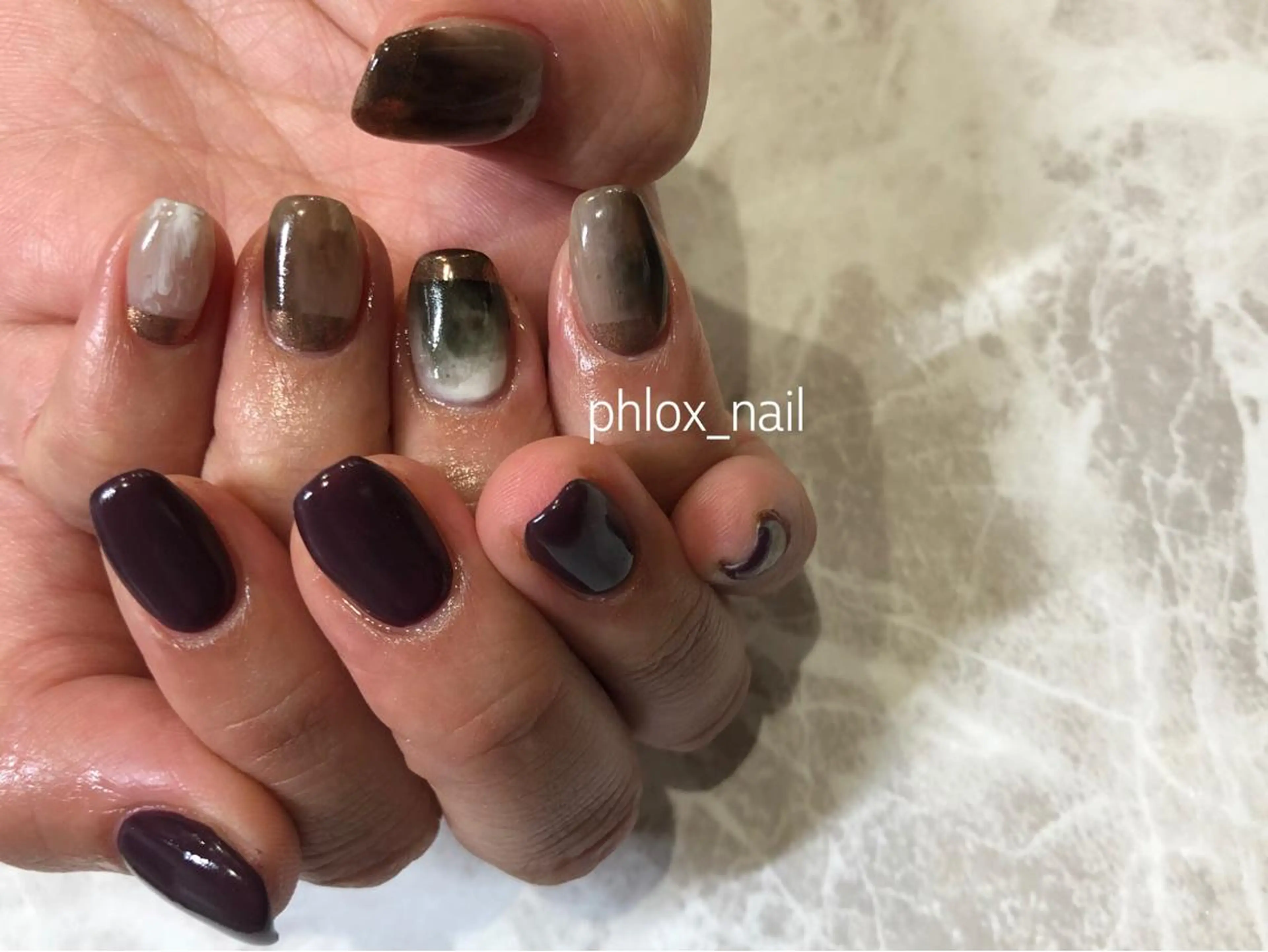 ネイル s/w ＿shokoのネイルデザイン