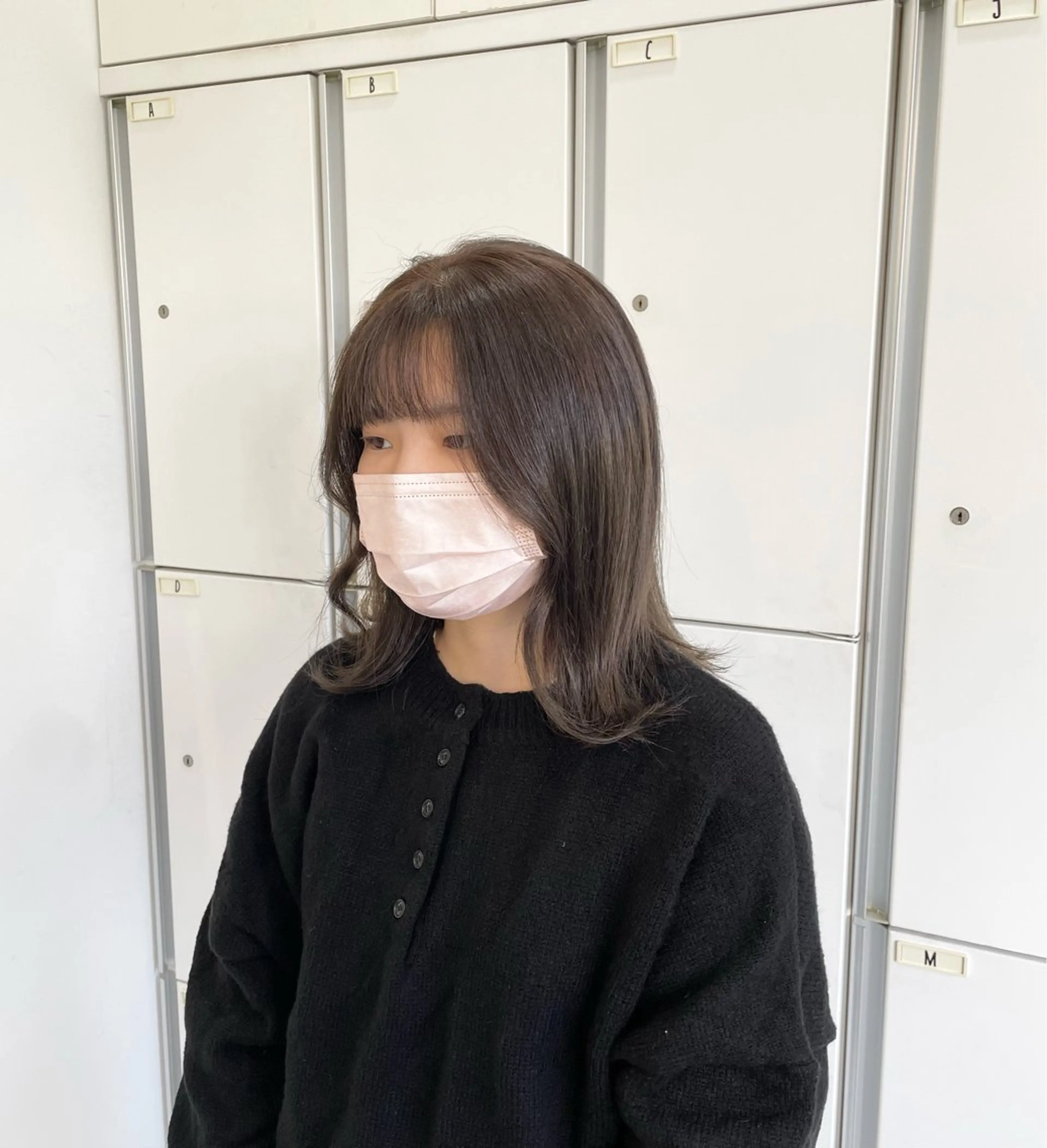 ミディアム nanaka :のヘアスタイル