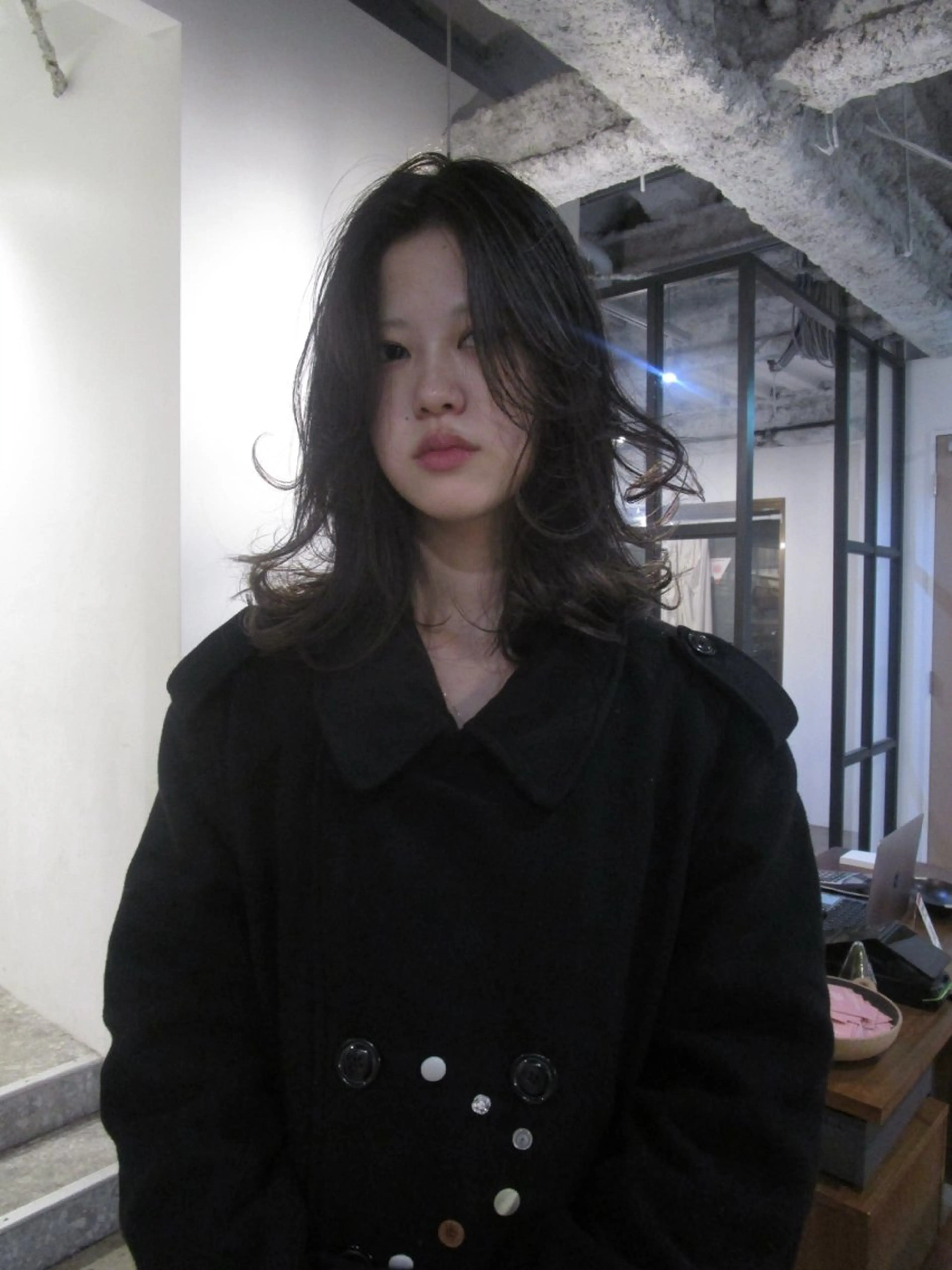 ミディアム yu maのヘアスタイル