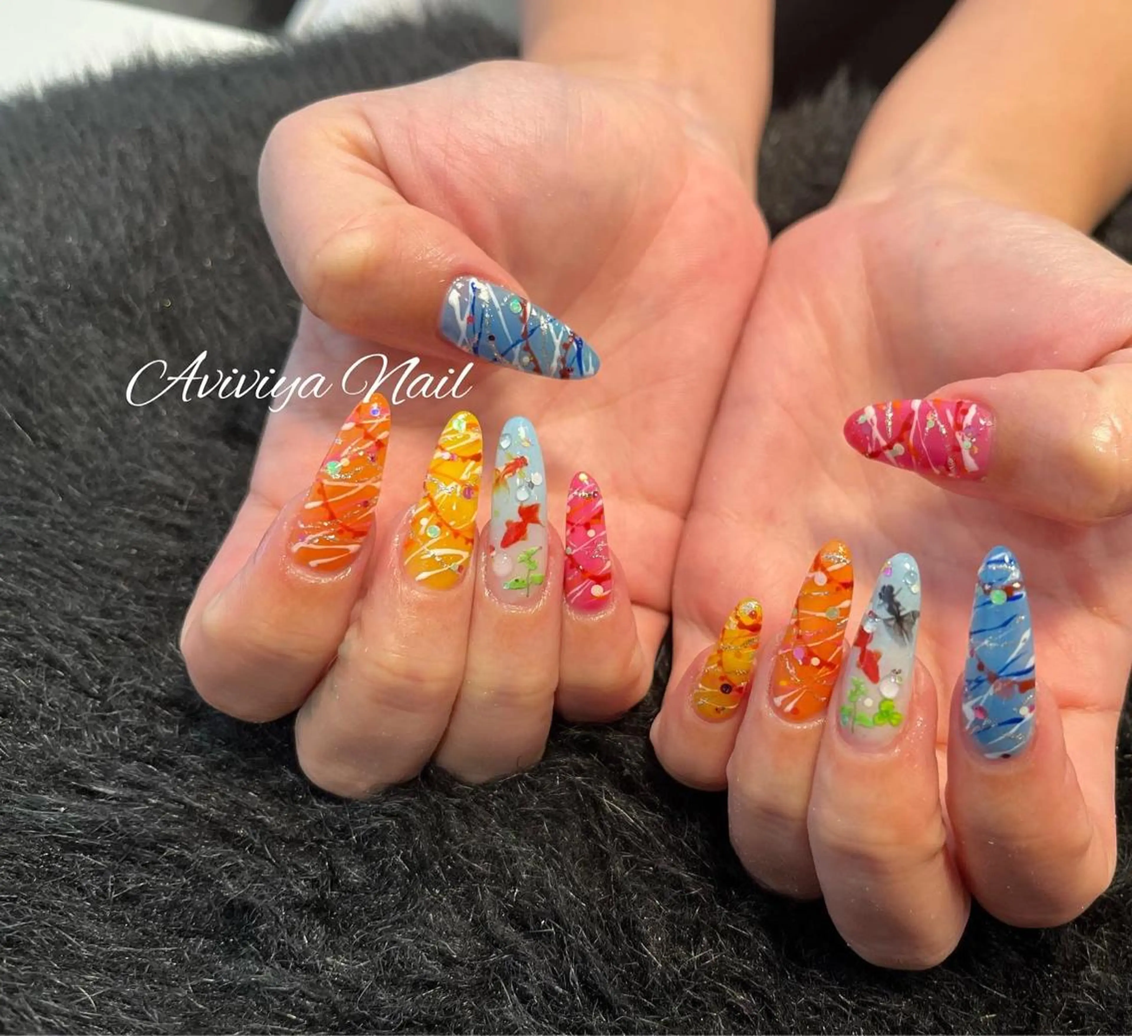 ネイル ヨーヨーネイル AviviyaNail所属・kubo ayaのネイルデザイン